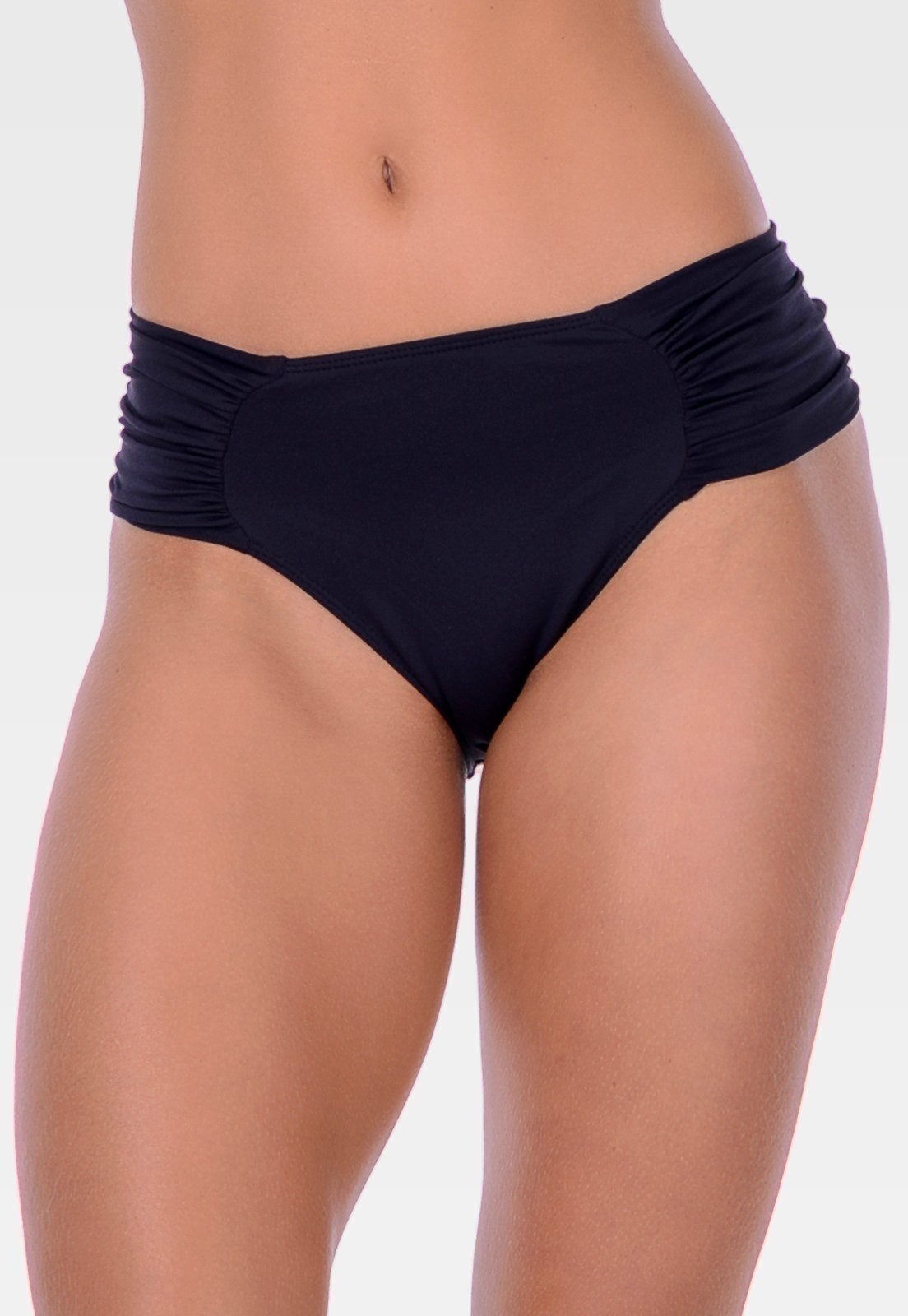 Imagem principal Calcinha Summer Soul Cós Alto Com Lateral Franzida Preta Summer Soul preto