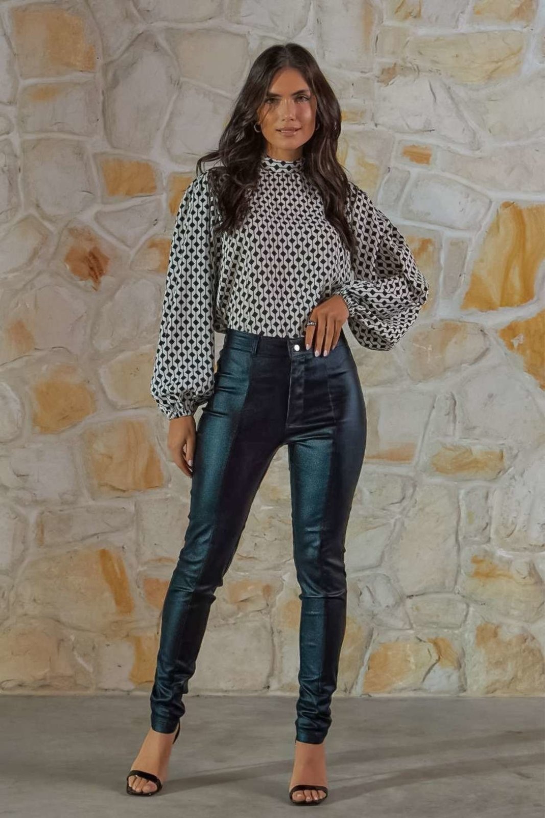 Imagem principal Calça Vanibele Skinny Preta Vanibele preto