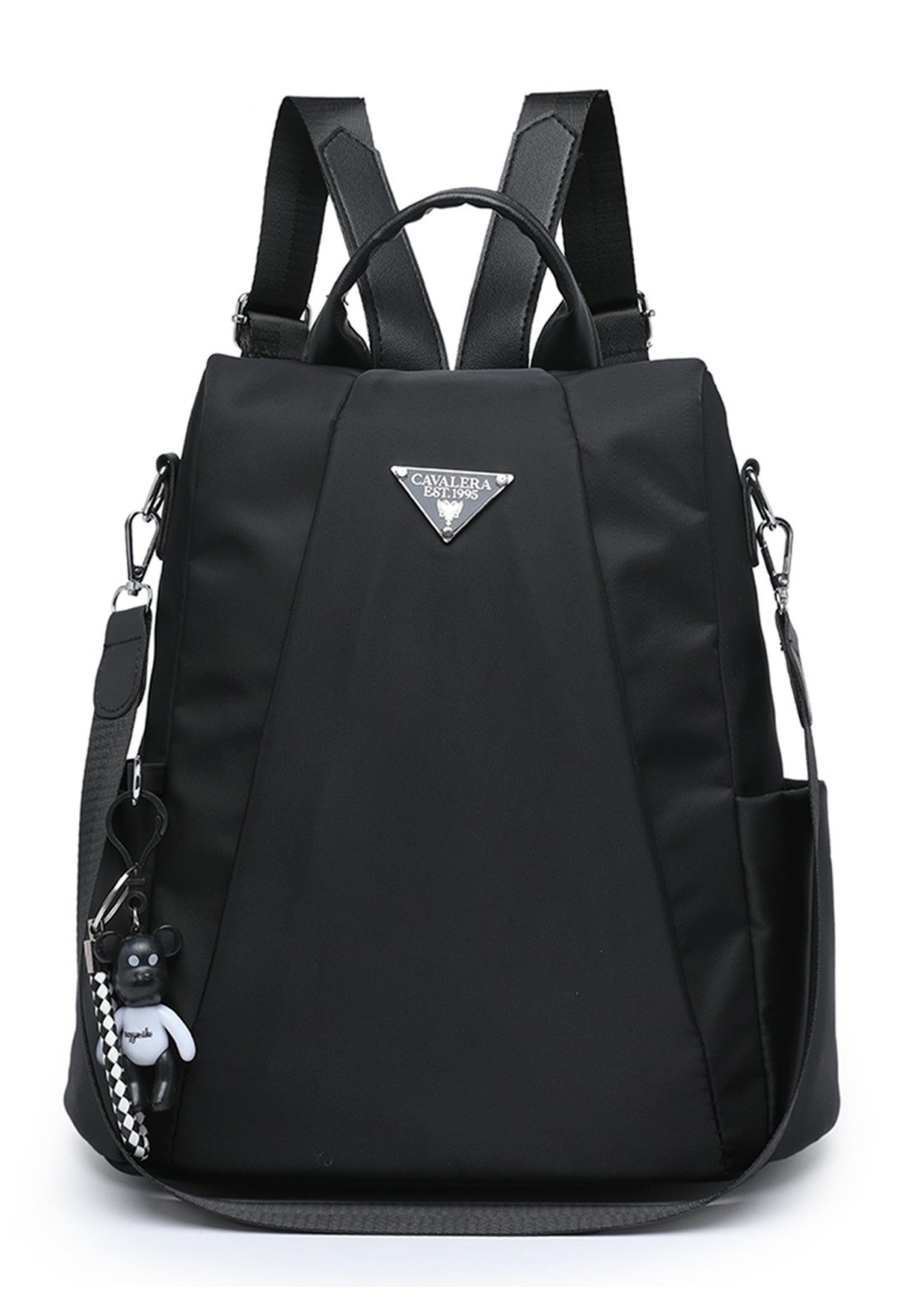 Imagem principal Mochila Bolsa Cavalera Moda Casual Feminina Passeio Antifurto Reforçada Espaçosa Cavalera preto