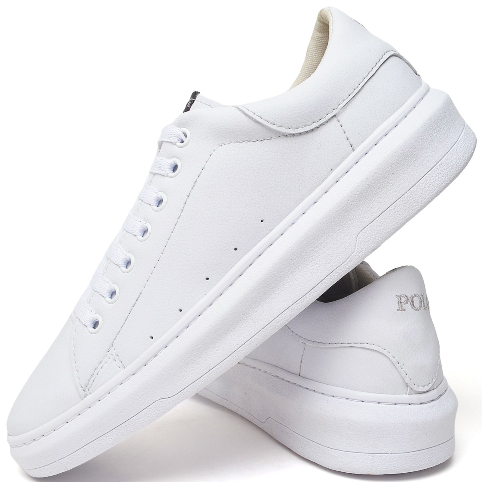 Imagem principal Tênis Adulto Juvenil Masculino Confortável com Plataforma Polo Blu Branco Polo Blu branco blu