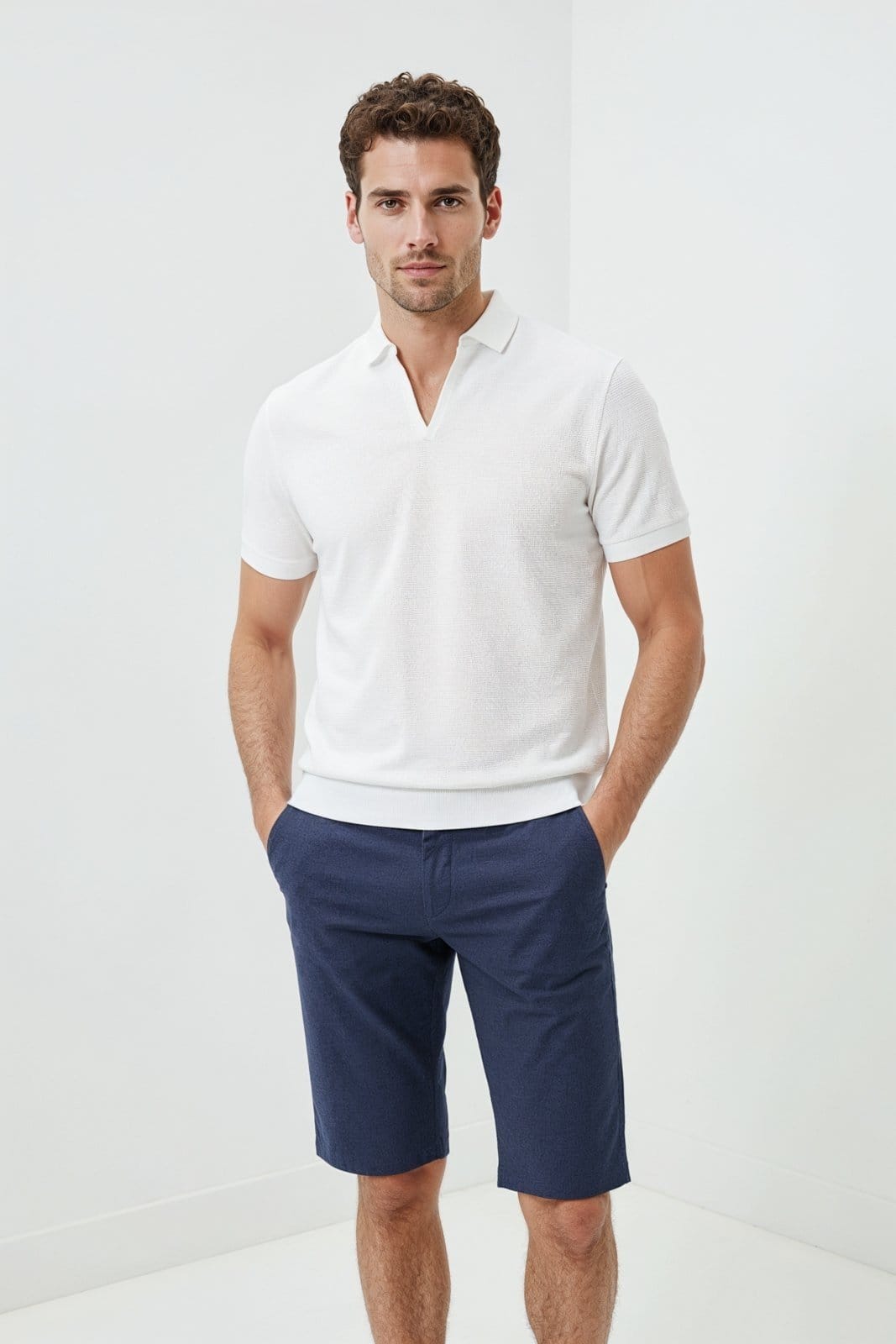 Bermuda Alfaiataria Slim Traymon