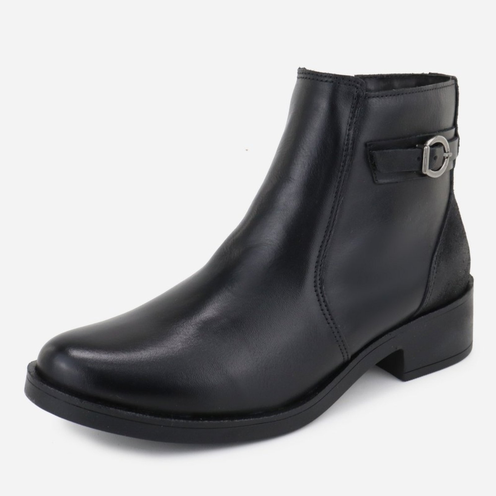 Imagem principal Bota Botinha Couro Maria Paula Cano Baixo Confortável MARIA PAULA preto