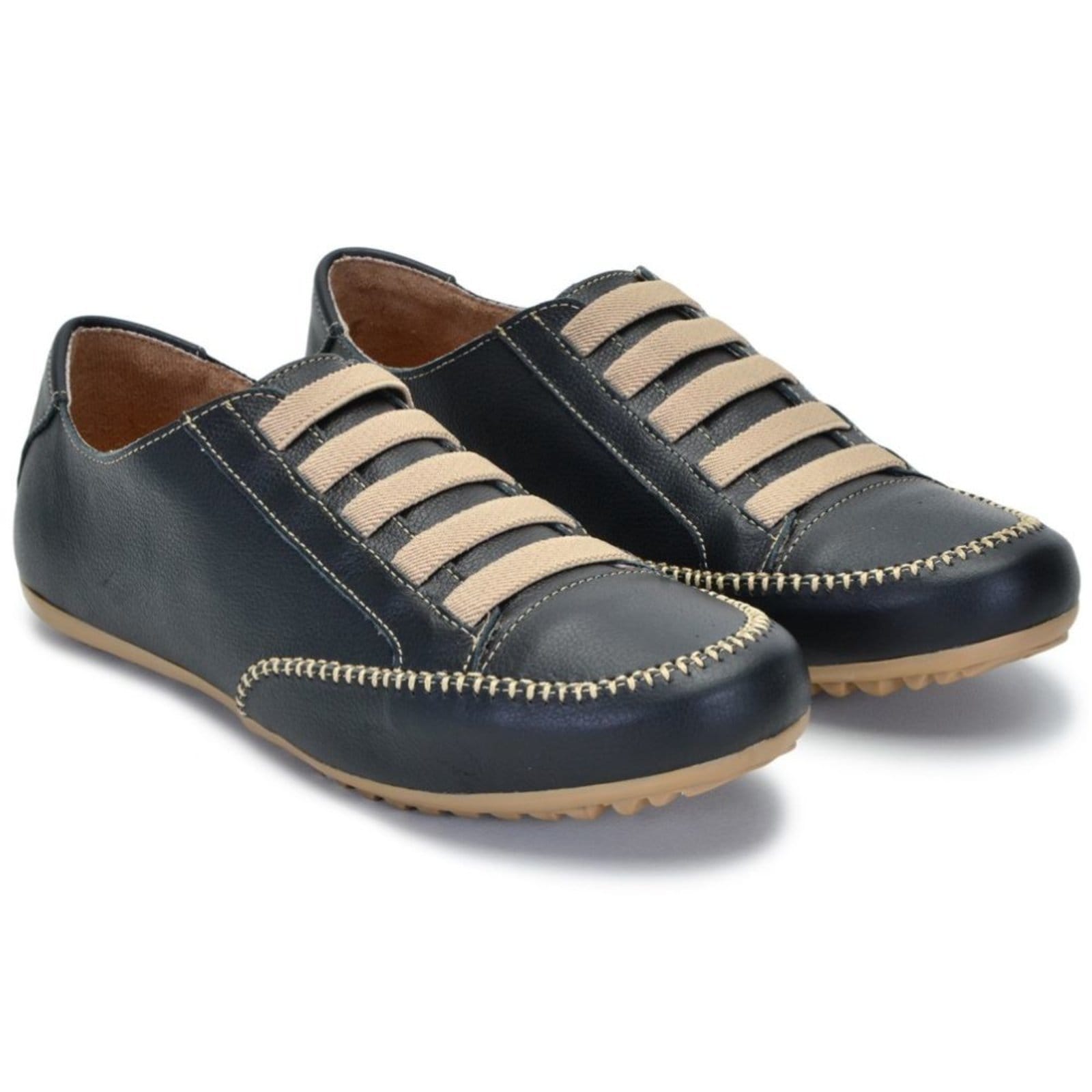 Sapatênis Feminino Confort De Couro