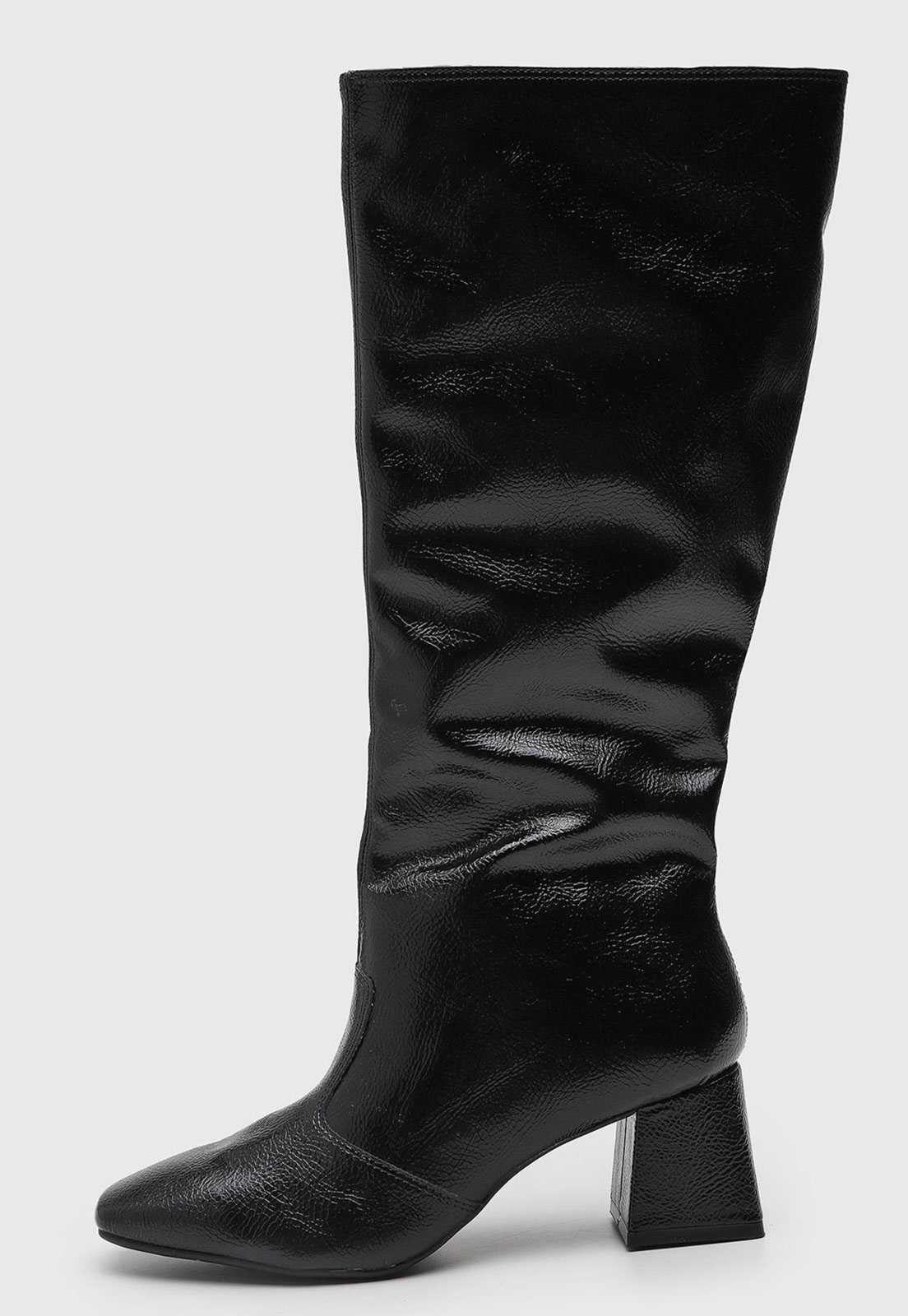 Imagem principal Bota Feminina cê Salto Quadrado Preta BEBECÊ preto