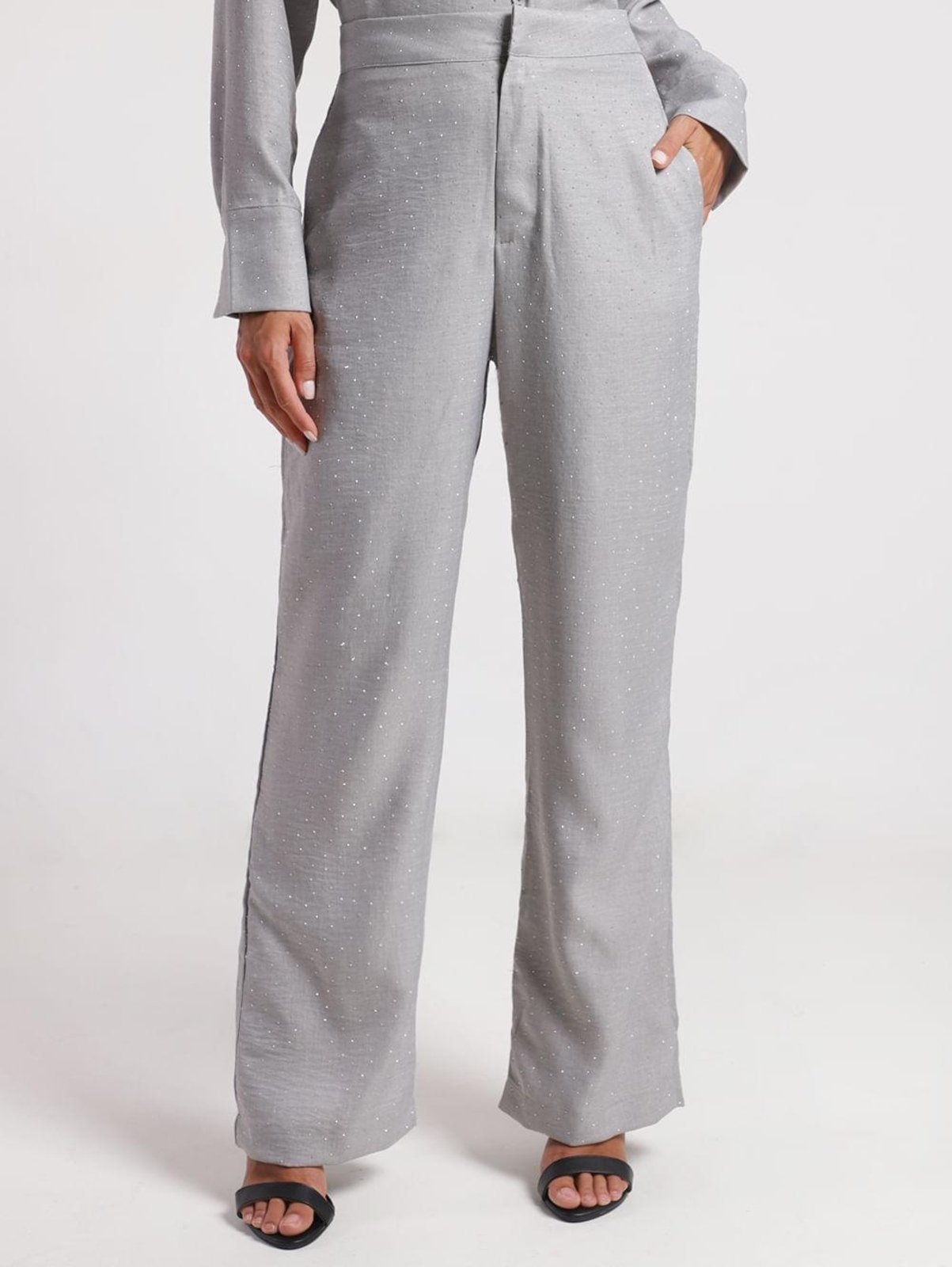 Imagem principal Calça Alfaiataria Autentique Feminina CLARO Autentique cinza