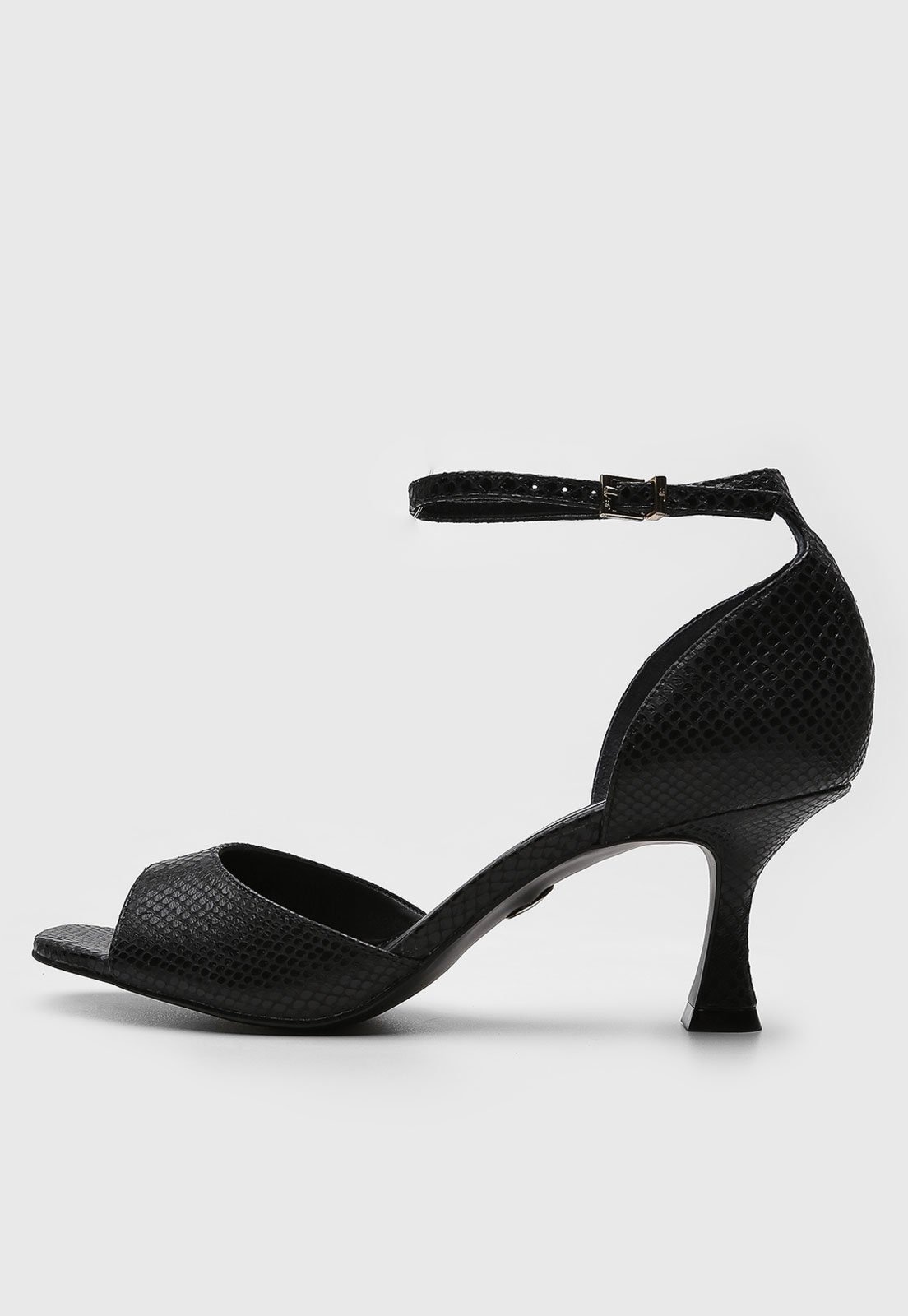 Imagem principal Sandália Jorge Bischoff de Couro Média Preta Jorge Bischoff preto