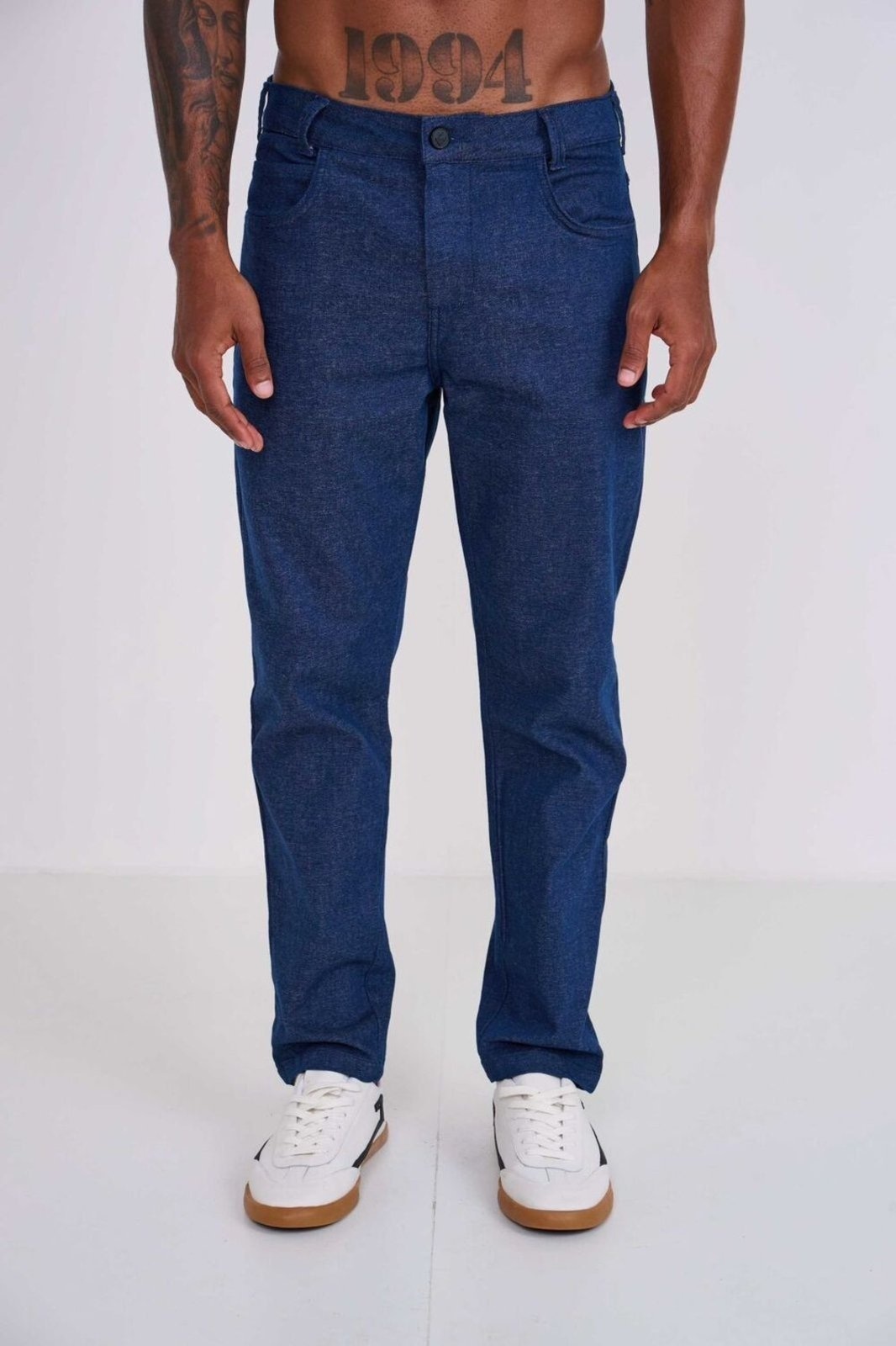 Imagem principal Calça Em Sarja New Chino Colcci Marinho Mescla Colcci azul