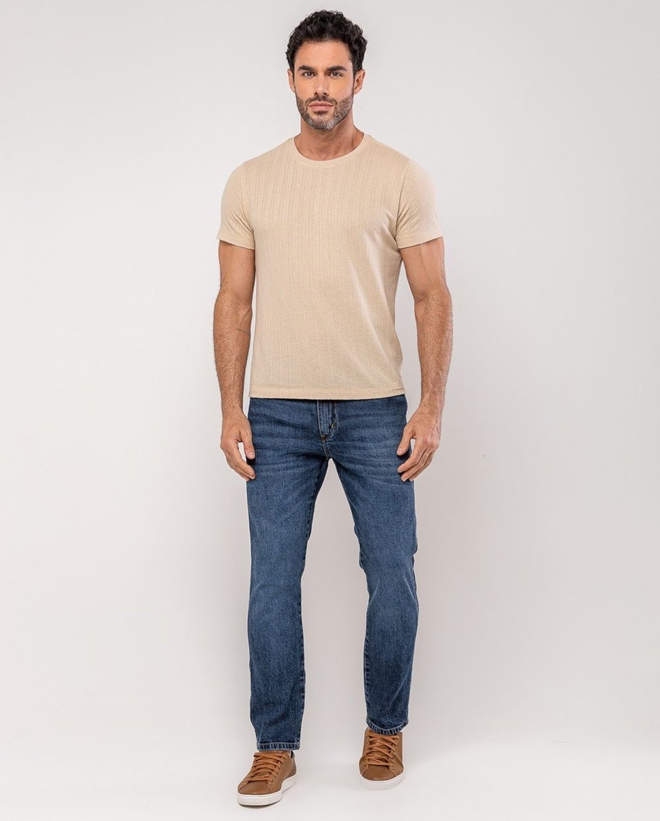 Imagem principal Calça Masc Slim Fit Premium 25145 Sky Escuro Consciência jeans
