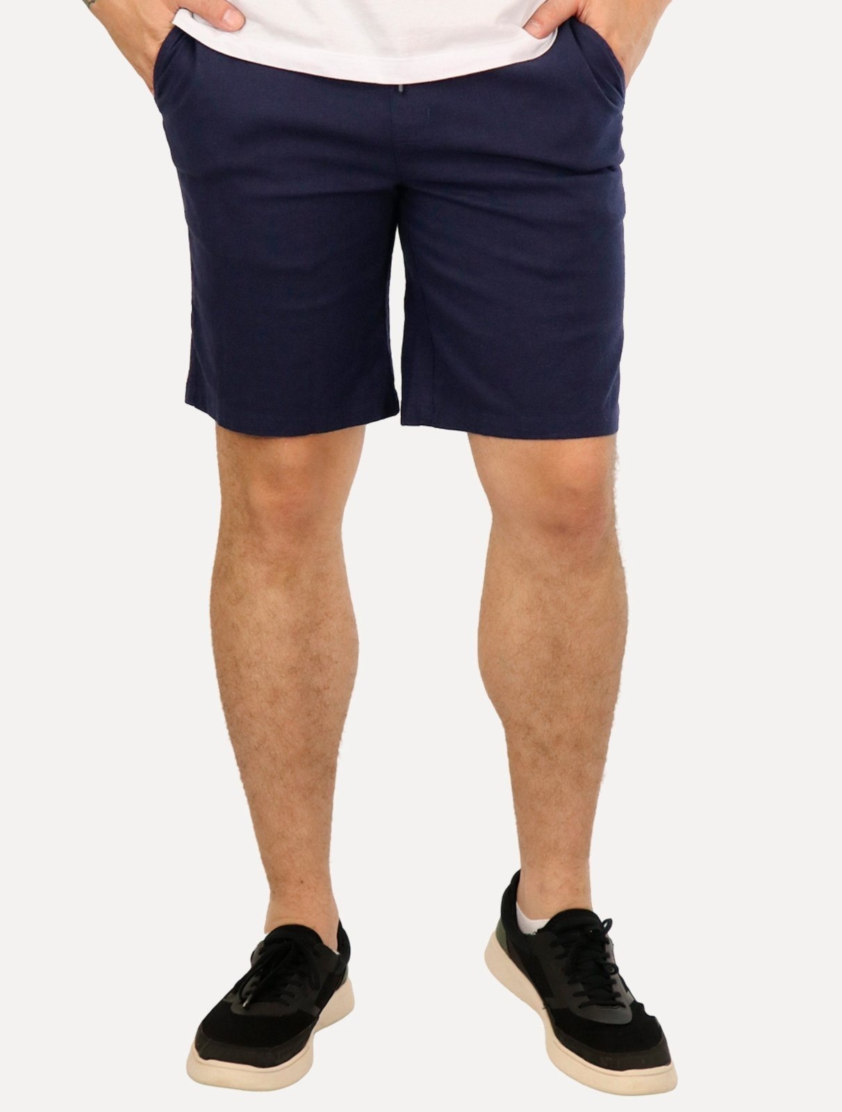 Imagem principal Bermuda Original Penguin Masculina Regular Chino Linho Marinho Original Penguin azul