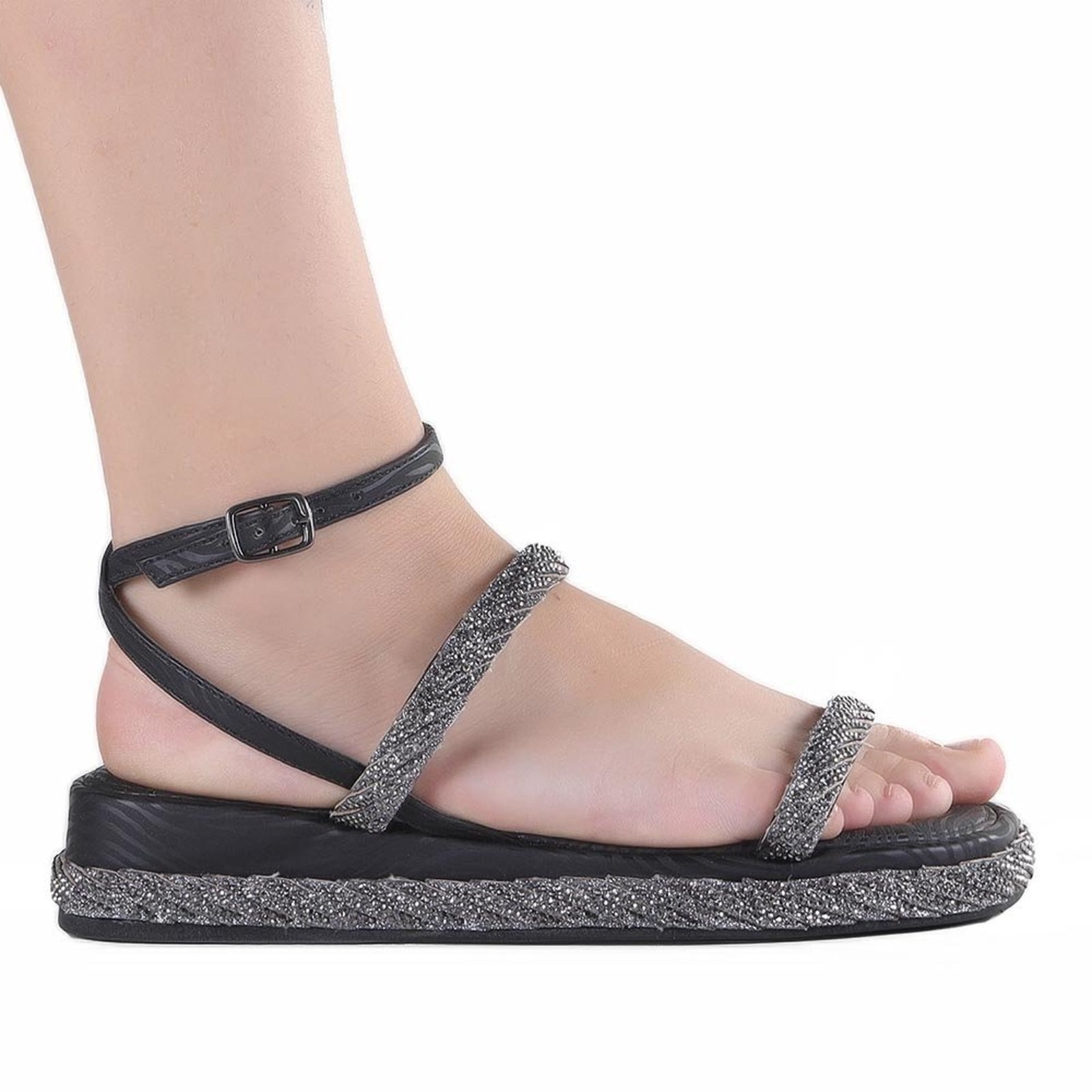 Imagem principal Sandália Feminina Zariff D617pl Zariff Zariff preto