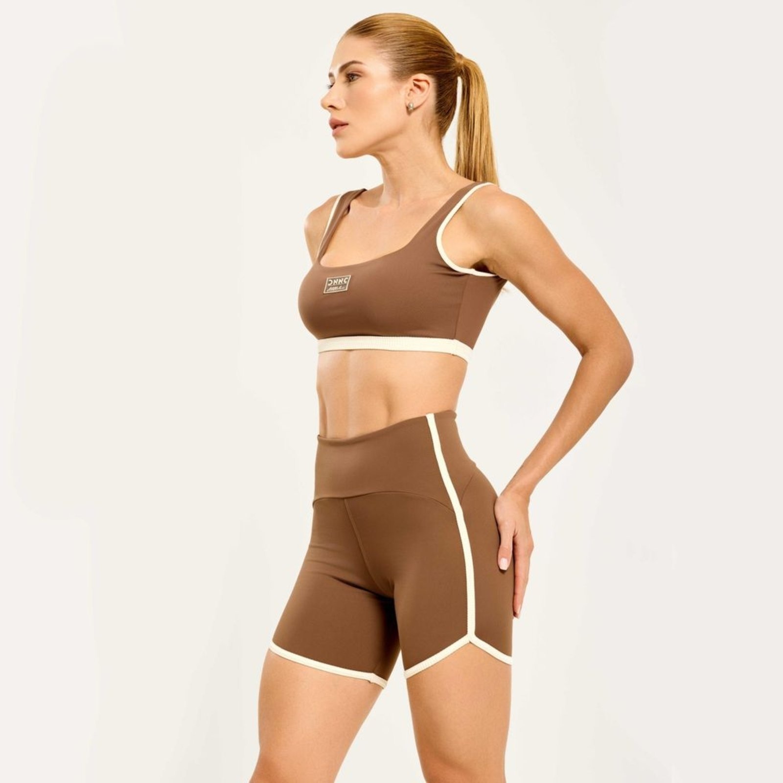 Imagem principal Short Impression Castanho Capucine Poliamida Donna Carioca marrom