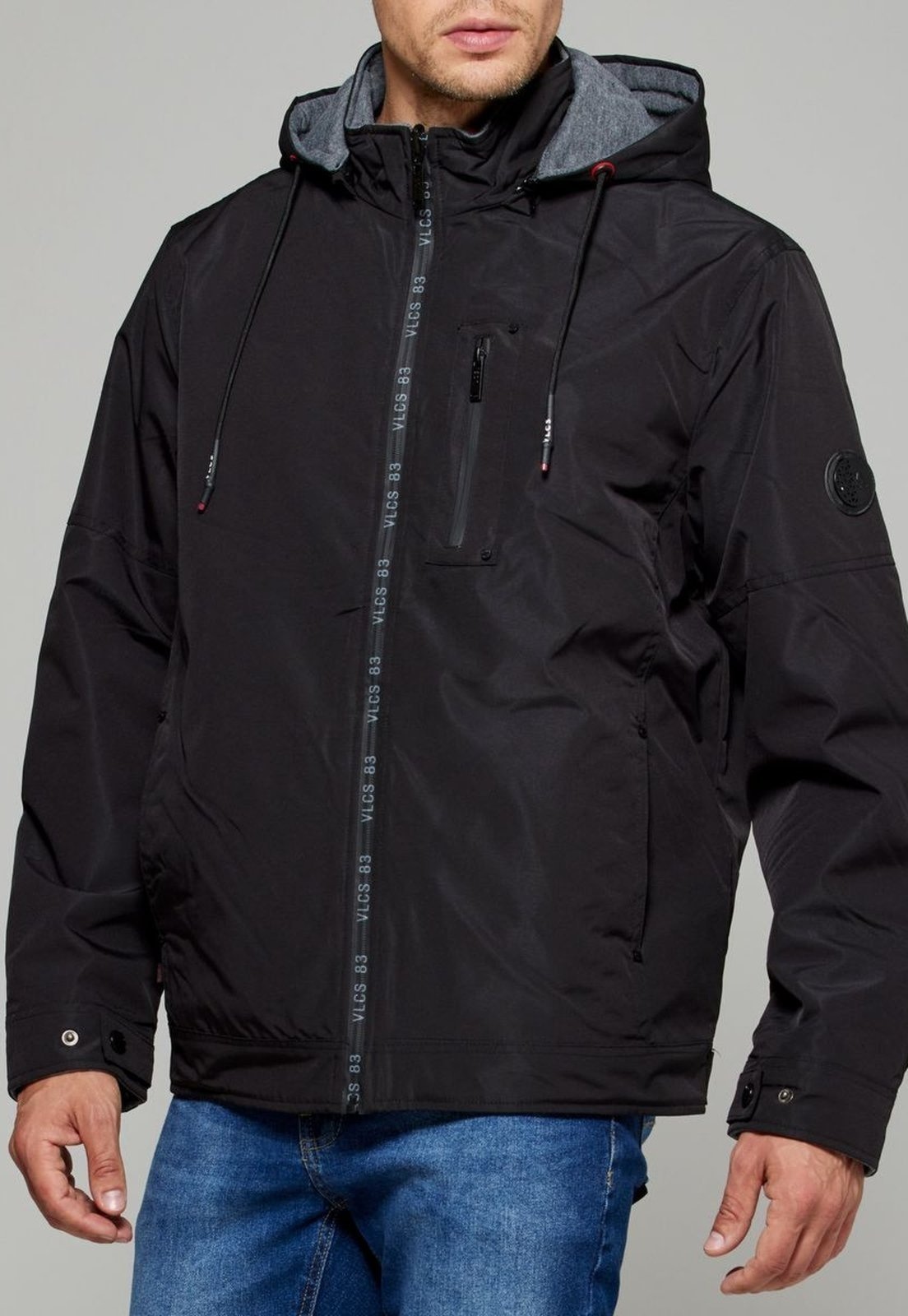 Imagem principal Jaqueta Masculina Dupla Face VLCS VLCS VIOLAÇÕES cinza