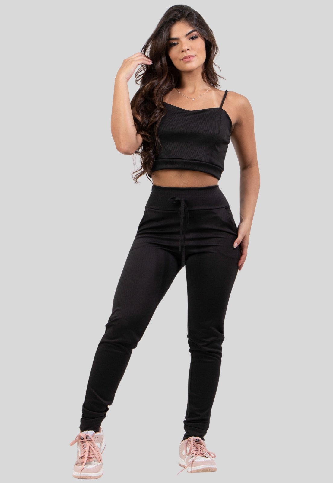 Imagem principal Calça Jogger Ribana Diluxo Diluxo preto