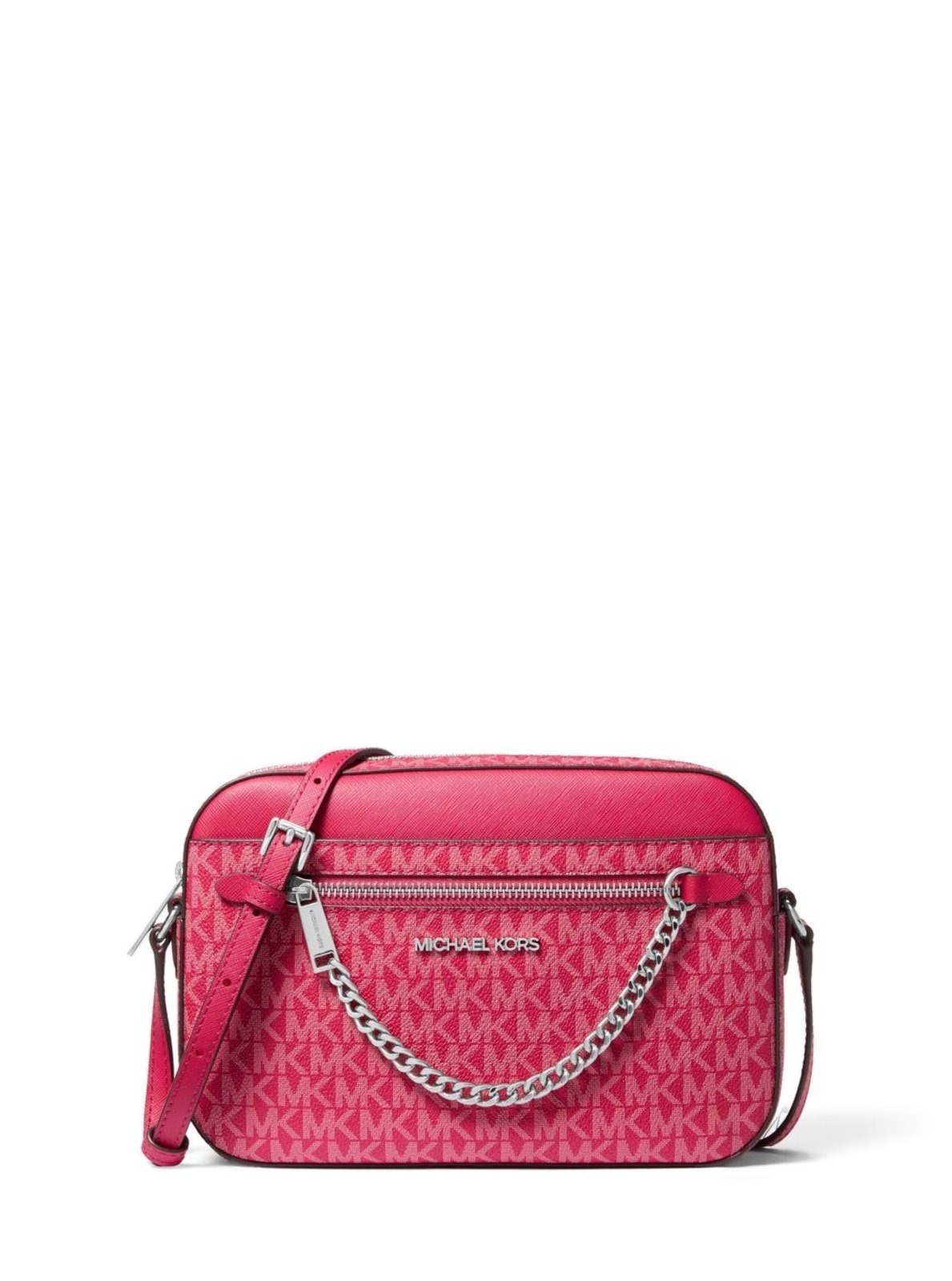 Imagem principal Bolsa Transversal Jet Set Logo Média 35R5sttc9b984 Michael Kors rosa