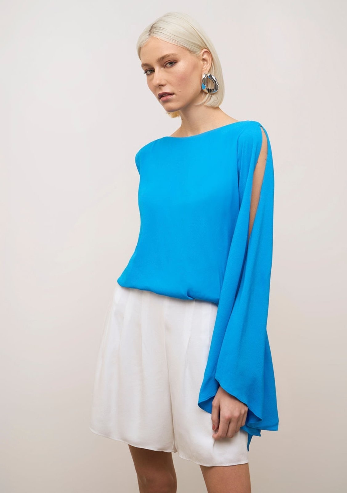 Imagem principal Shorts Iódice Amplo Alta Off-white IÓDICE off-white white