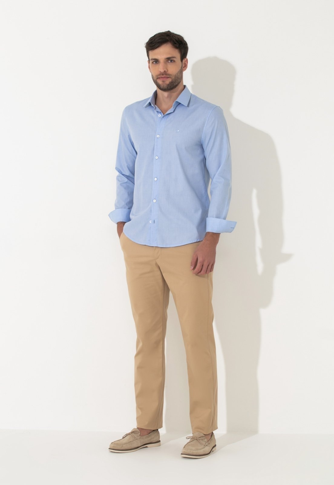 Imagem principal Calça Sarja Traymon Regular Moovexx Areia Traymon caramelo