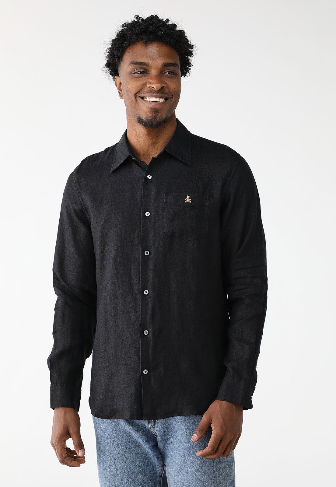 Imagem principal Camisa GAP Reta Lisa Preta GAP preto