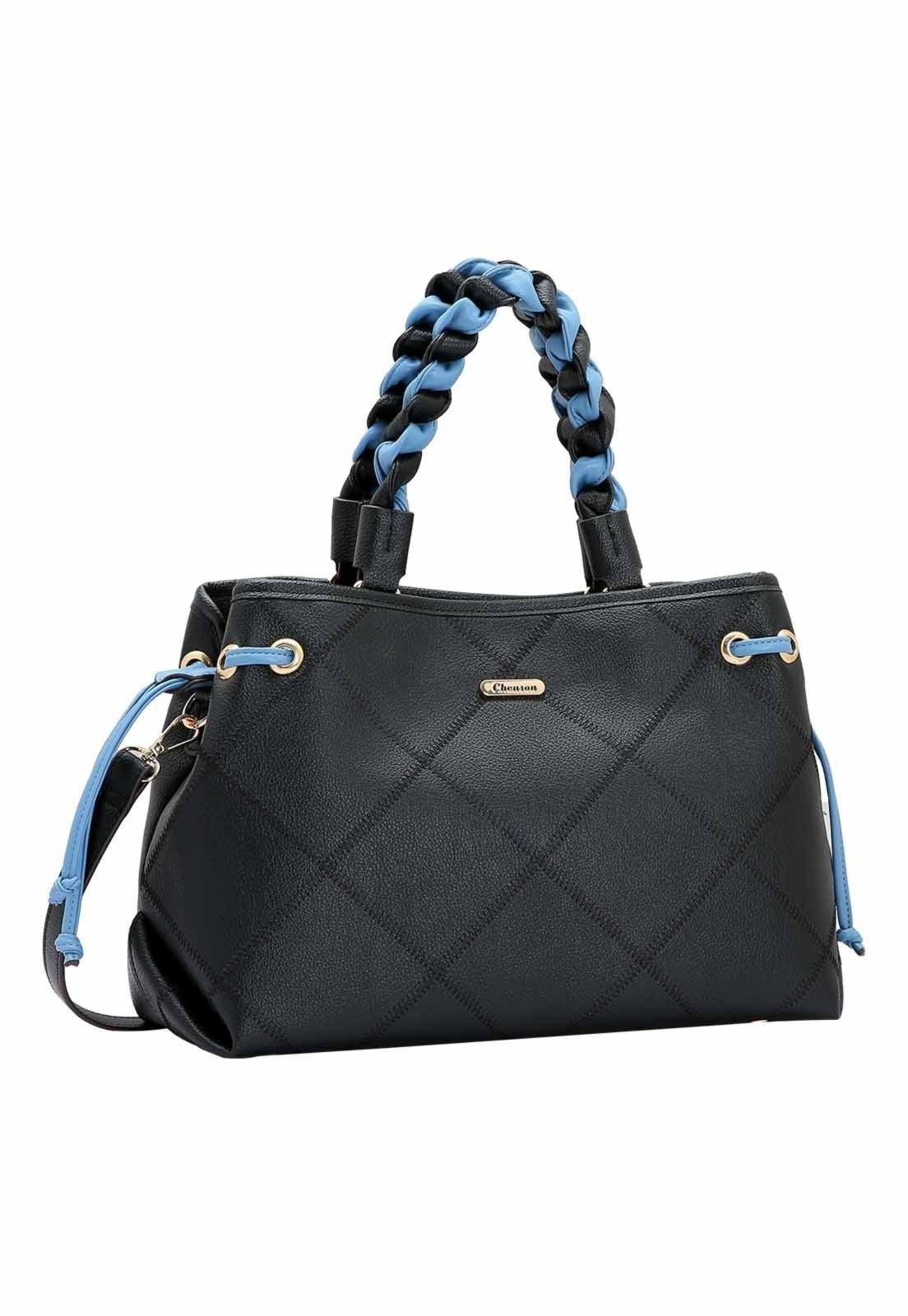 Imagem principal Bolsa Feminina Chenson Original Pesponto Mão 3484887 Chenson preto