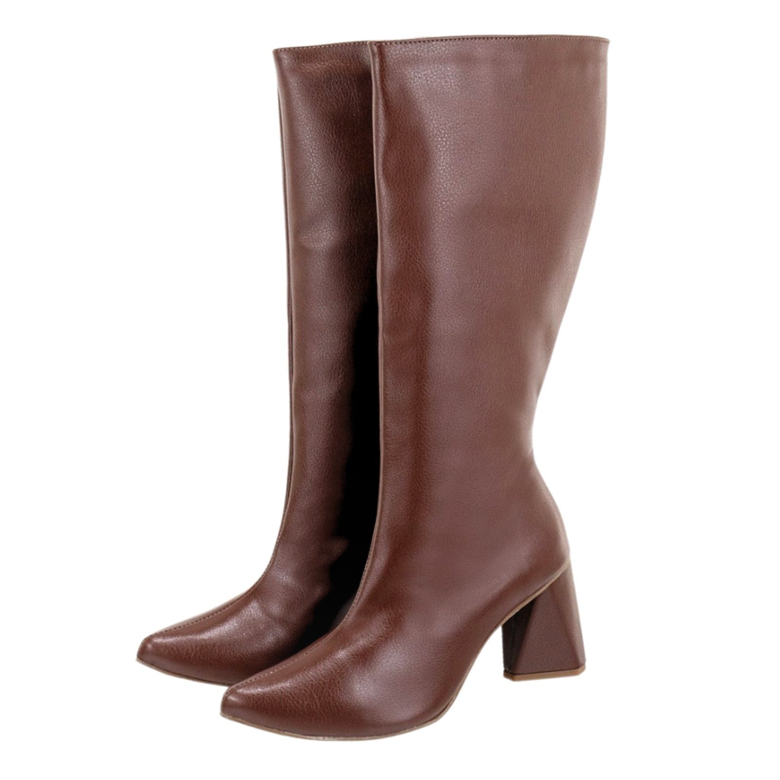 Imagem principal Bota Feminina Flor da Pele Cano Alto Floter Cacau 23020 Flor da Pele marrom