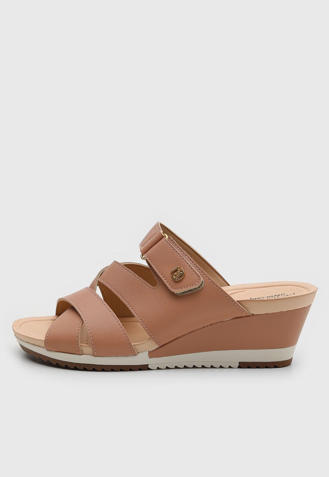 Imagem principal Sandália Feminina Modare Tiras Cruzadas Anabela MODARE nude