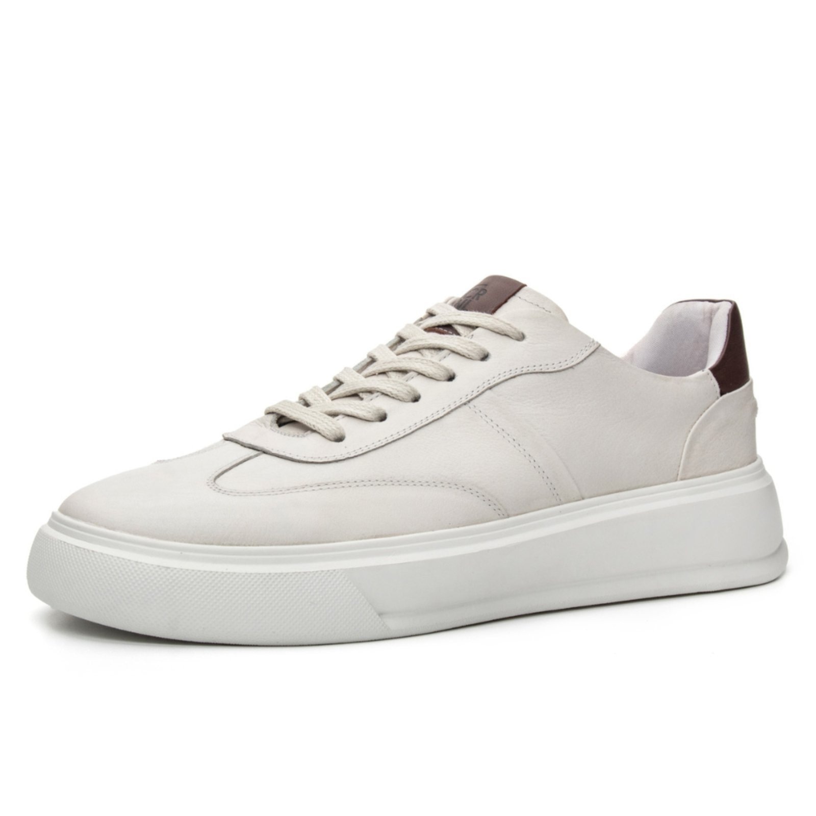 Imagem principal Tênis Masculino Hugo Em Couro Off White Coronello branco/café white