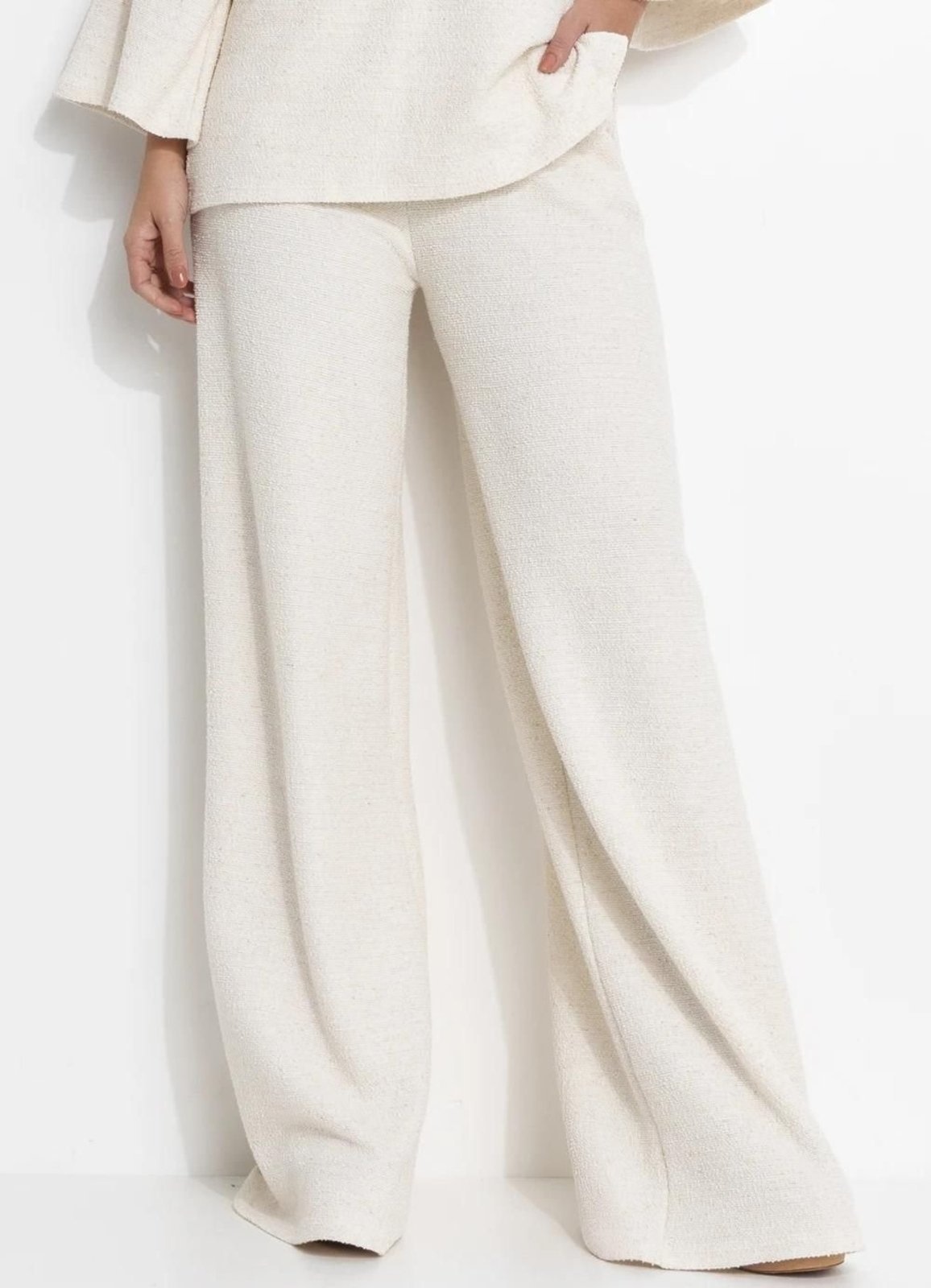 Imagem principal Calça Malha Tweed Natural Colorido Quintess bege natural