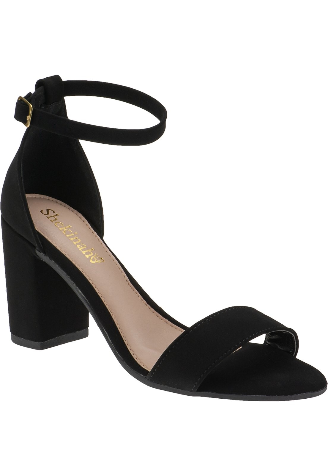 Imagem principal Sandália Feminina Salto Alto Grosso Shekinah Festa Saltinho Bloco Social Shekinah preto