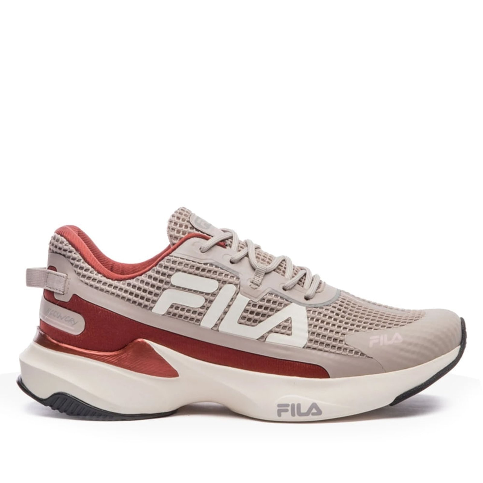 Imagem principal Tênis Feminino Fila Recovery Float Energized Bordo Fila cinza