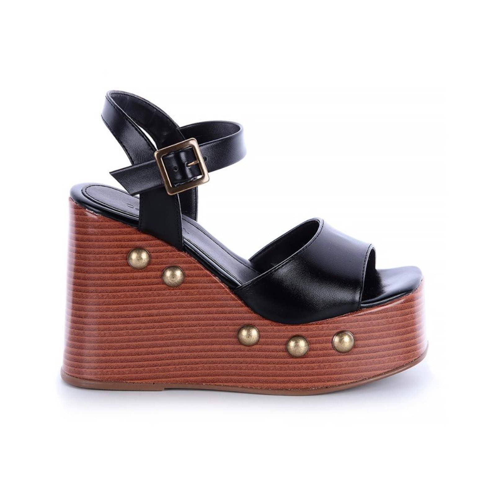 Imagem principal Sandália Plataforma Martina Damannu Shoes preto