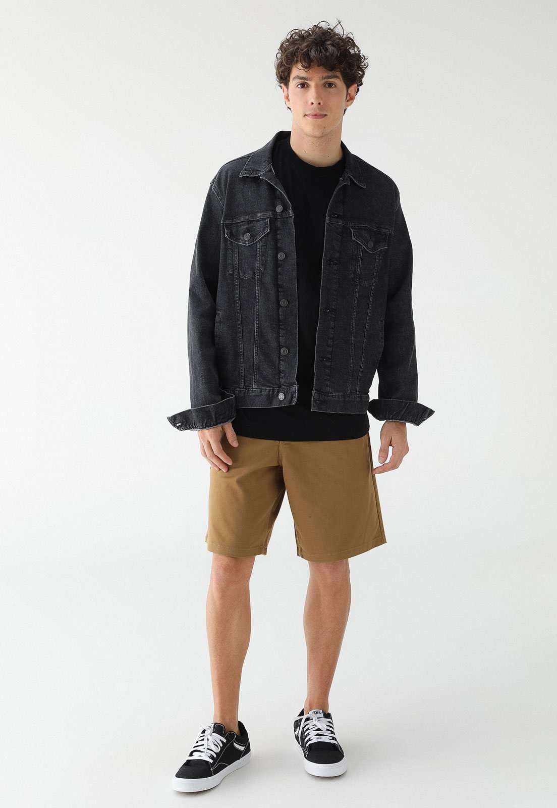 Imagem principal Bermuda Sarja Vans Chino Relaxed Vans bege