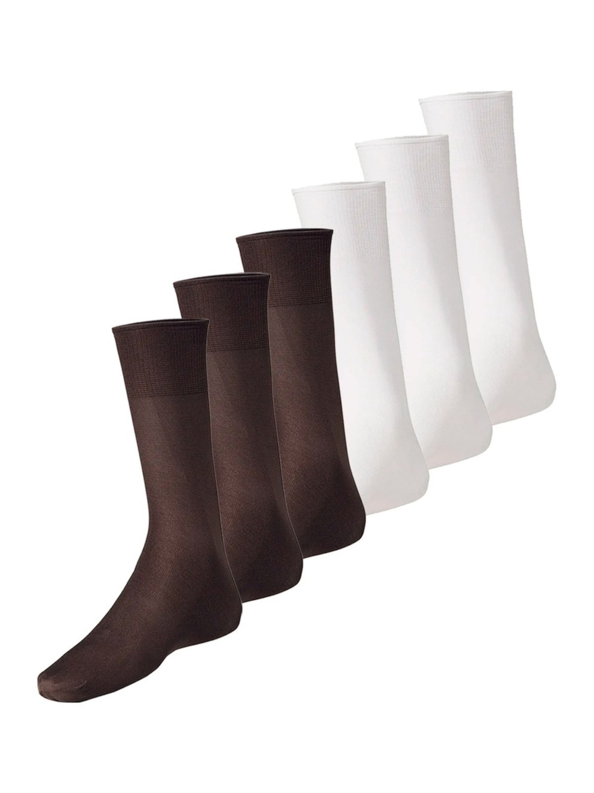 Imagem principal Kit com 6 Pares de Meias Social Meianyl Lupo marrom