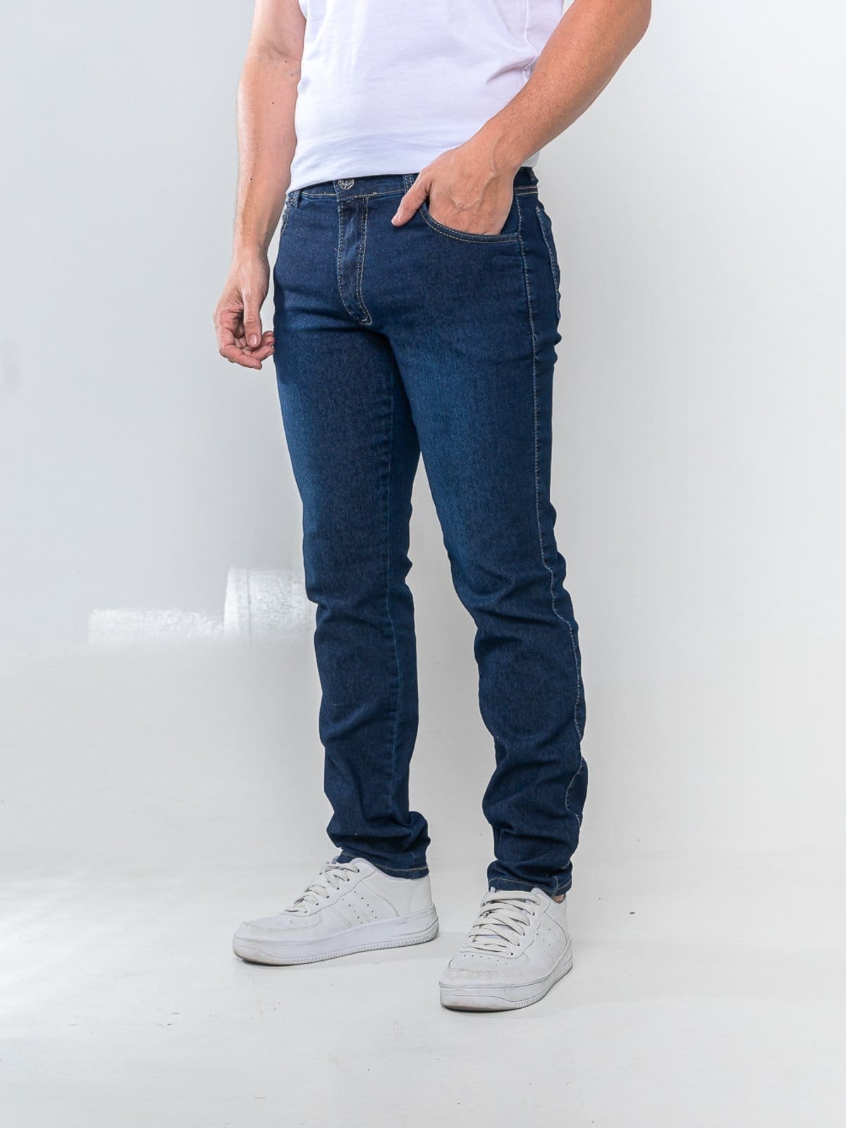 Calça Jeans Escura Basica 5 Estillos Moderna e Classica