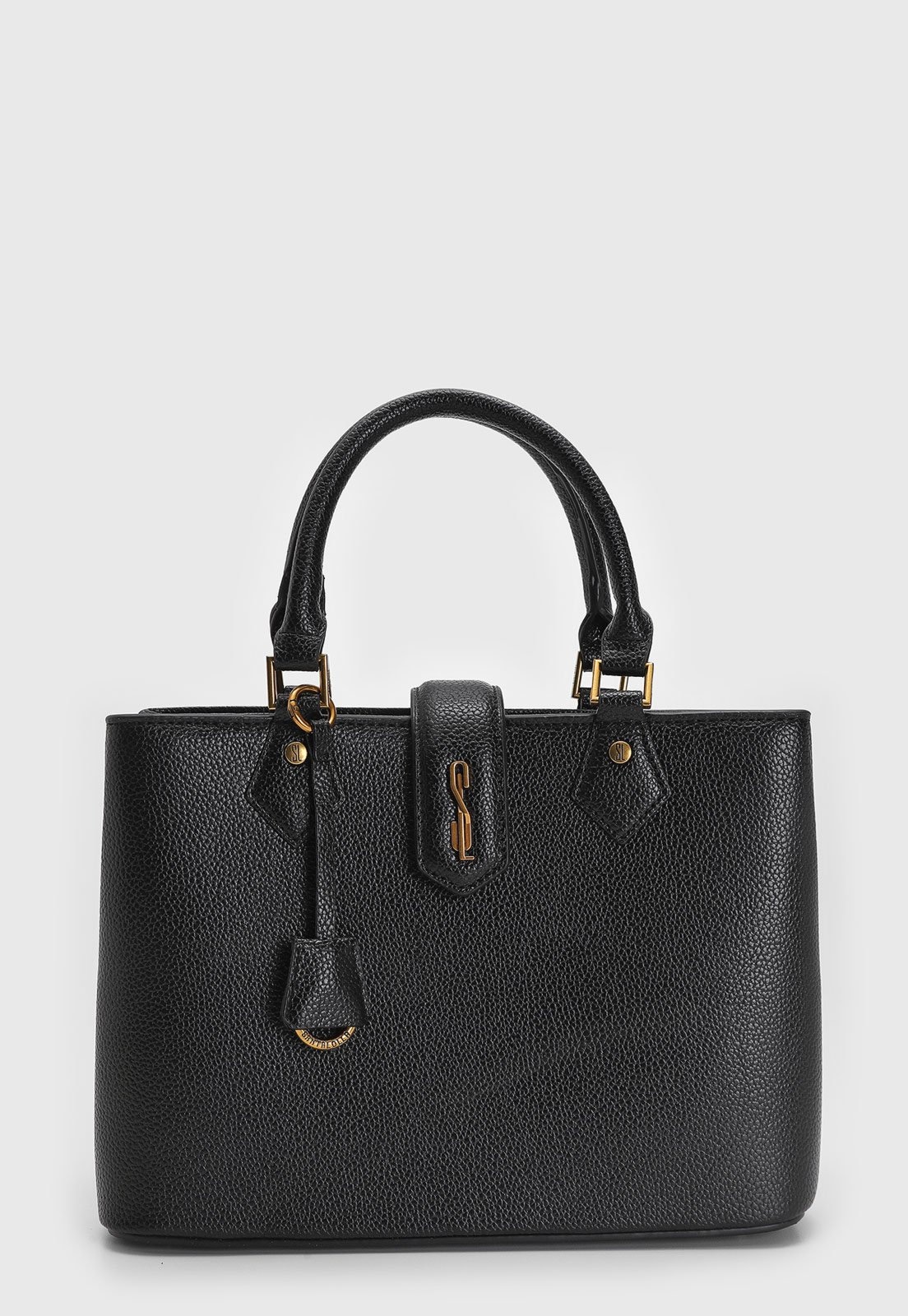 Imagem principal Bolsa Grande Feminina Santa Lolla Estruturada Preta Santa Lolla preto