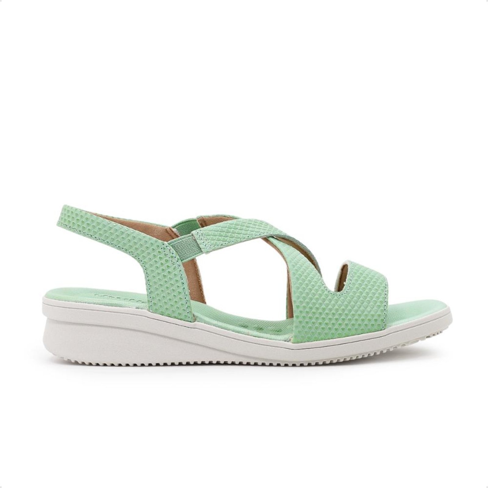 Imagem principal Sandália Usaflex Plataforma Elástico Feminina Usaflex verde