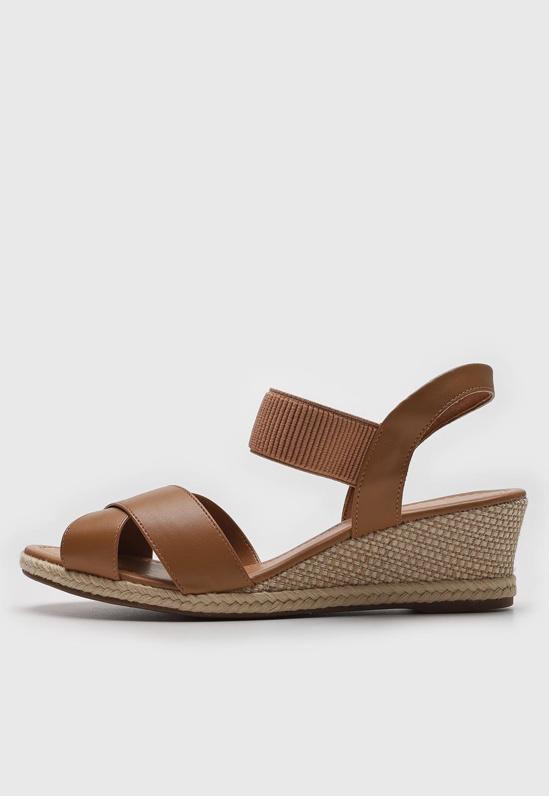 Sandália Anabela cê Entrelace