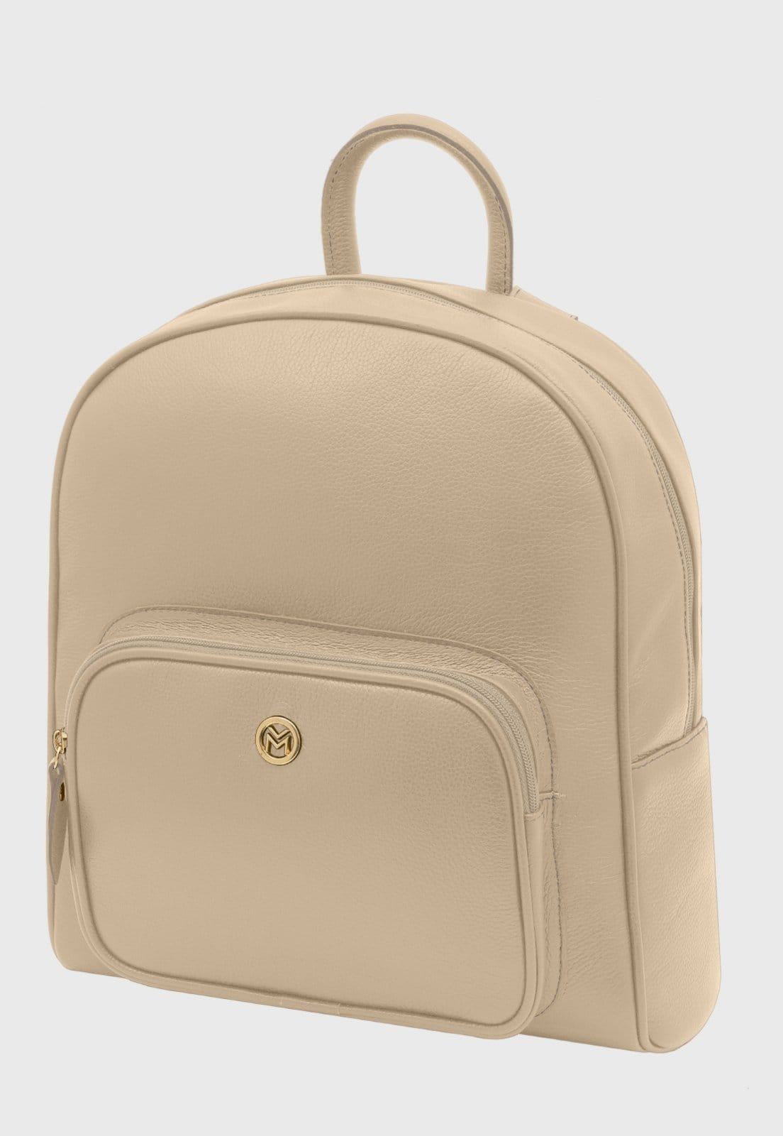 Mochila Couro Mariart 6601MRT Aveia