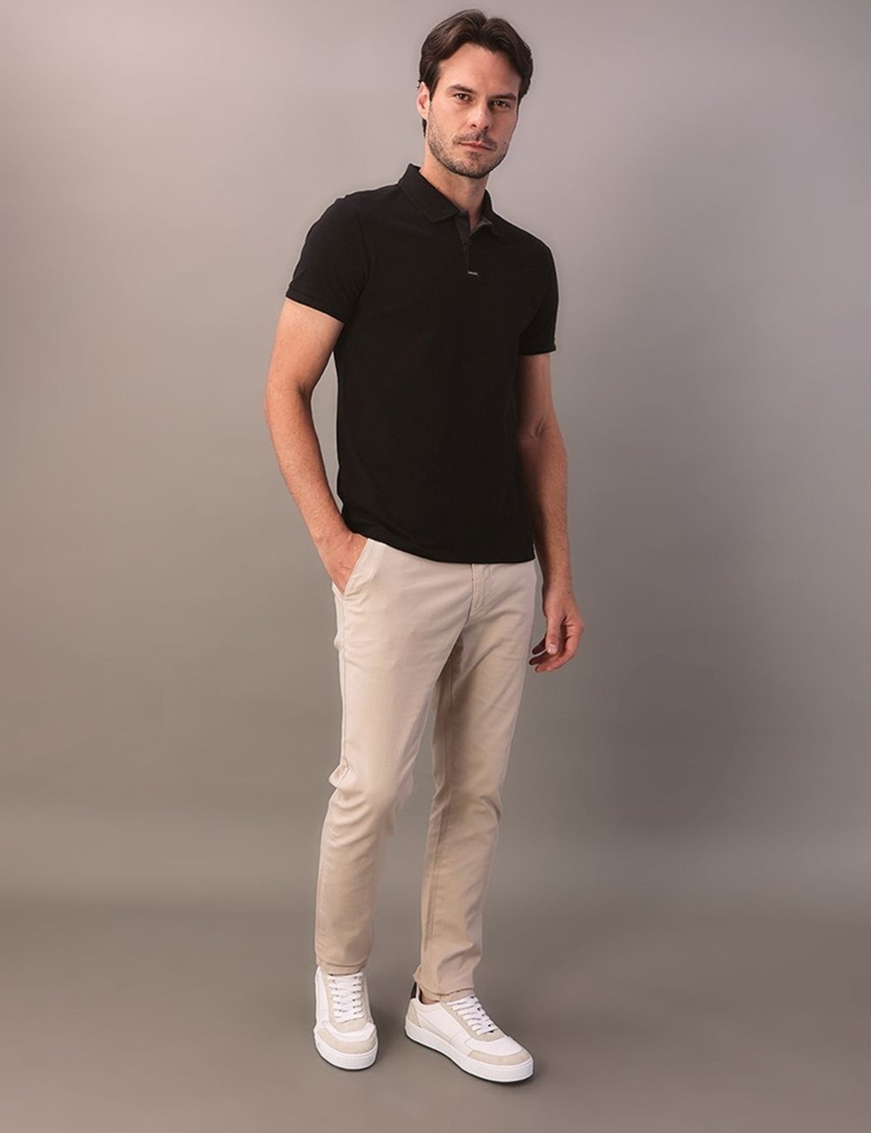 Imagem principal Polo Mc Ck Masc Premium Calvin Klein Jeans preto