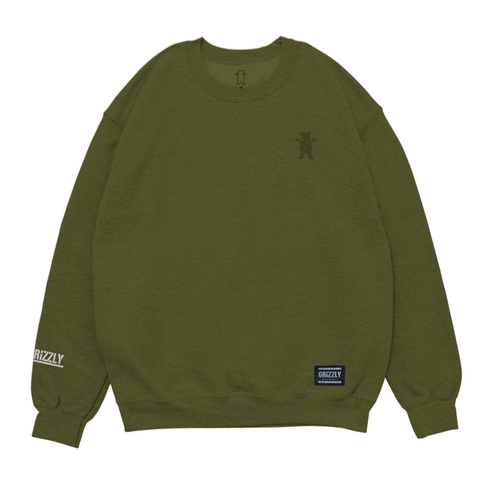 Imagem principal Moletom Grizzly Mini Og Bear Crew Neck Masculino Grizzly verde