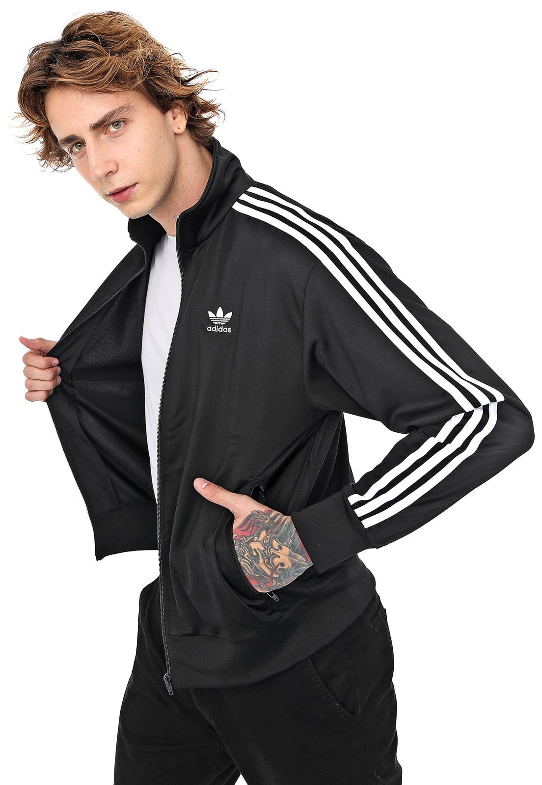 Imagem principal Jaqueta adidas Originals Firebird TT Preta adidas Originals preto