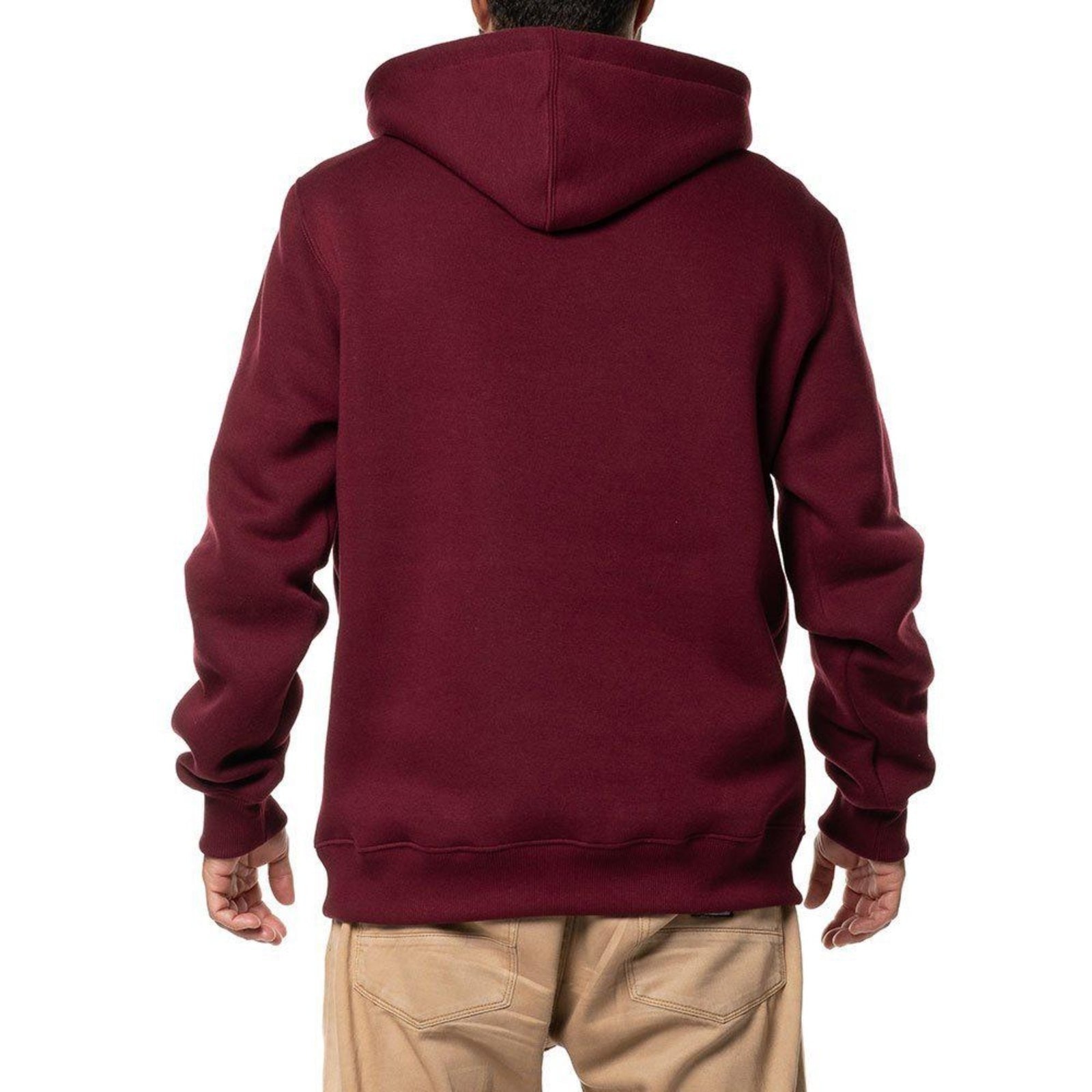 Imagem principal Moletom Quiksilver Canguru Metal Comp Comp Logo WT24 Vinho Quiksilver vermelho