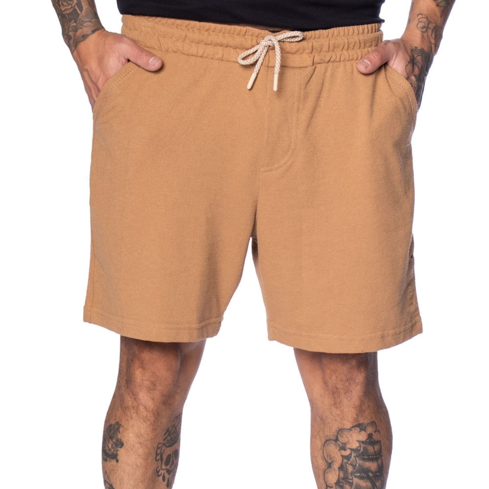 Imagem principal Bermuda Masculina Gangster Moletom Leve Gangster caramelo