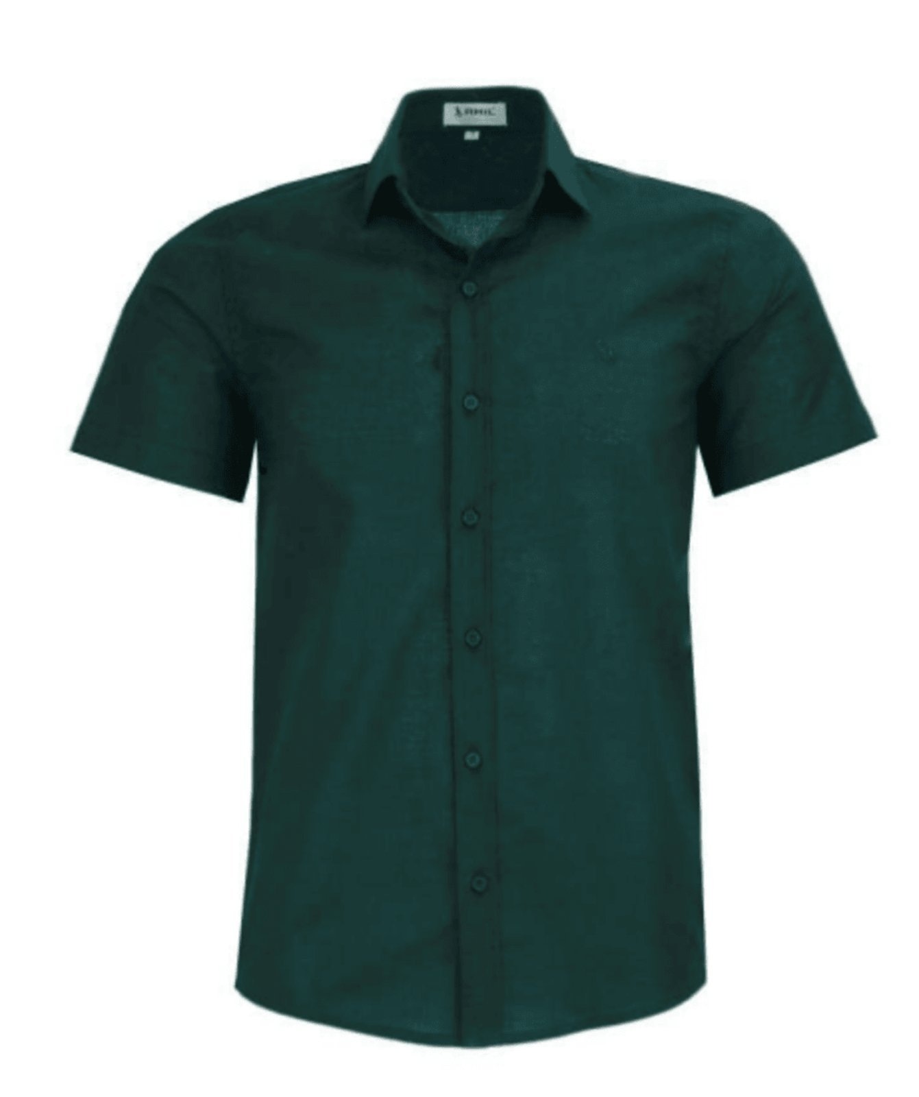 Imagem principal Camisa Social Amil Comfort Kart Algodão Flamê tipo Linho Manga Curta Luxo Militar Amil verde militar