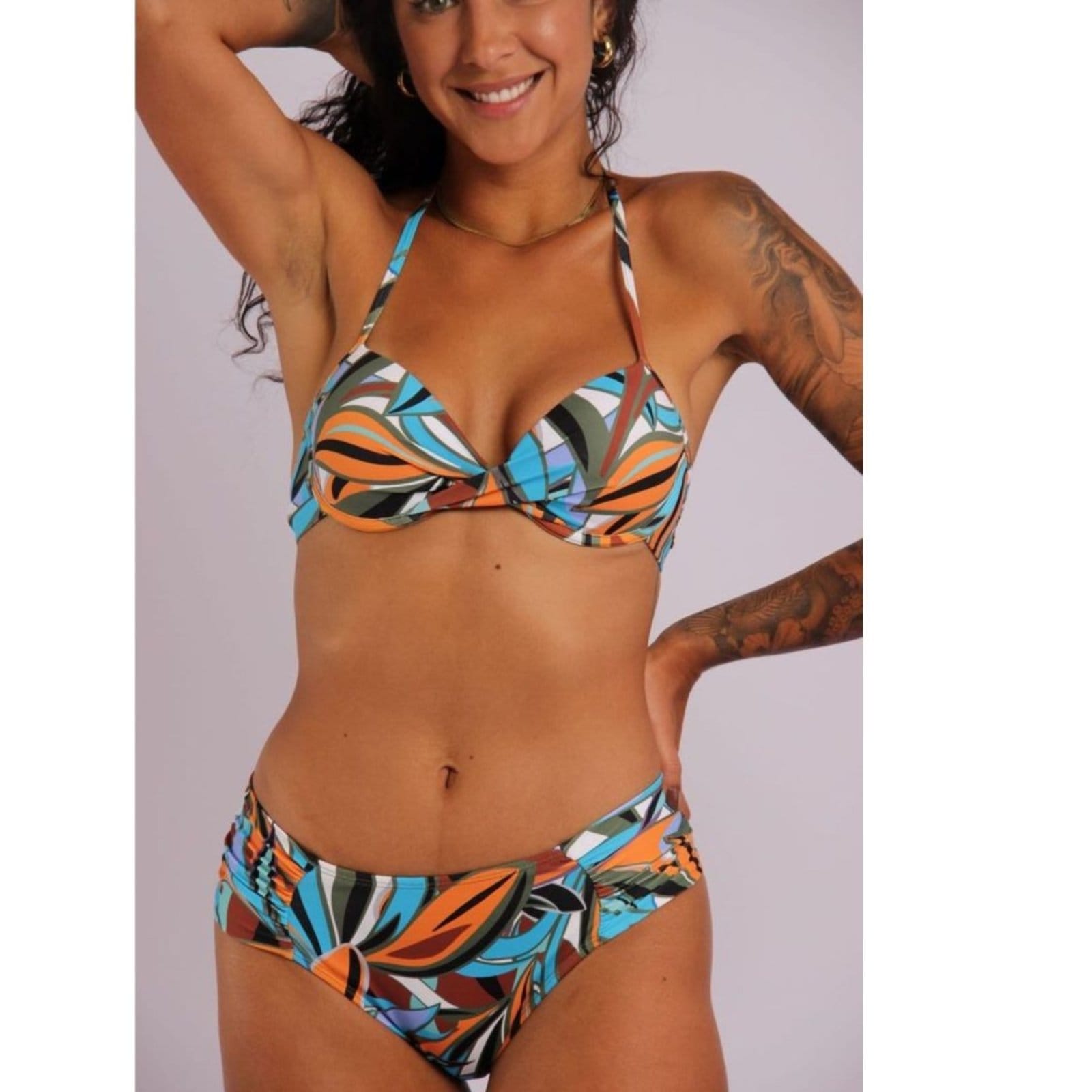 2202 - Top Biquíni Transpassado Meia-Taça e Aro Amazonia - Duna Casual