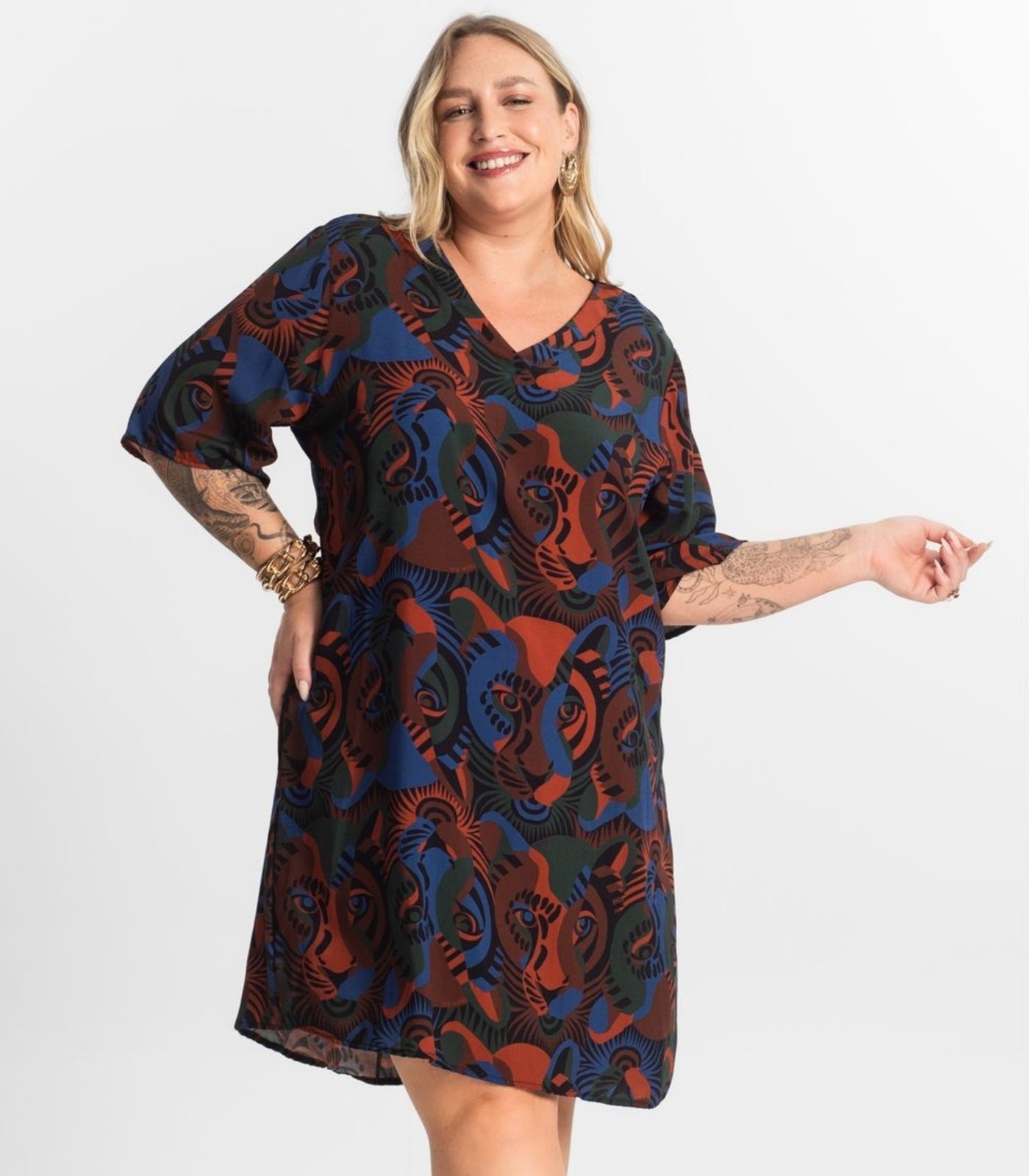 Imagem principal Vestido Curto Secret Glam Secret Glam azul