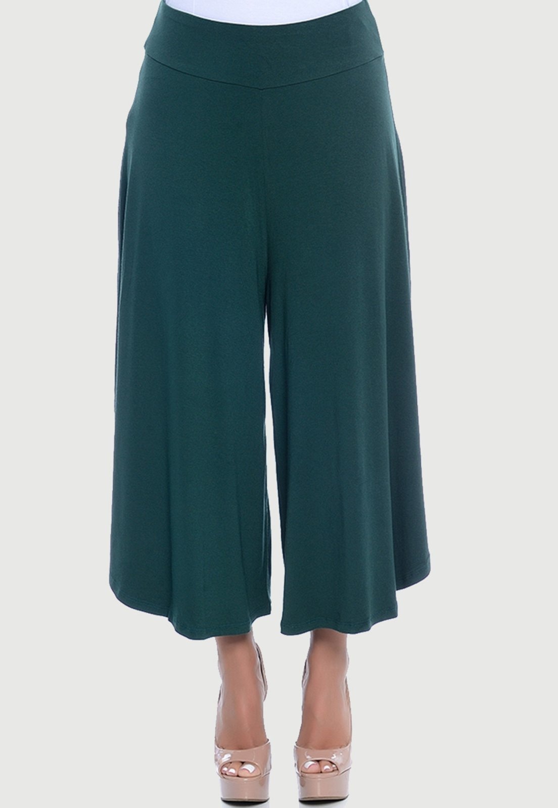 Imagem principal Calça Pantacourt com Cós B'Bonnie Noemi Musgo BBonnie verde