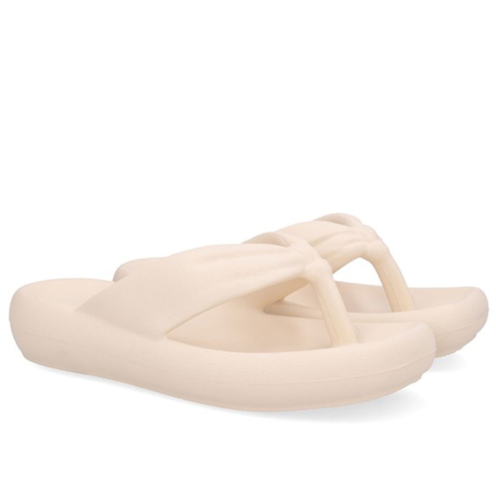 Imagem principal Chinelo Usaflex Poofy Bico Quadrado Eva Feminino Confortavel Butter - 003 Usaflex bege