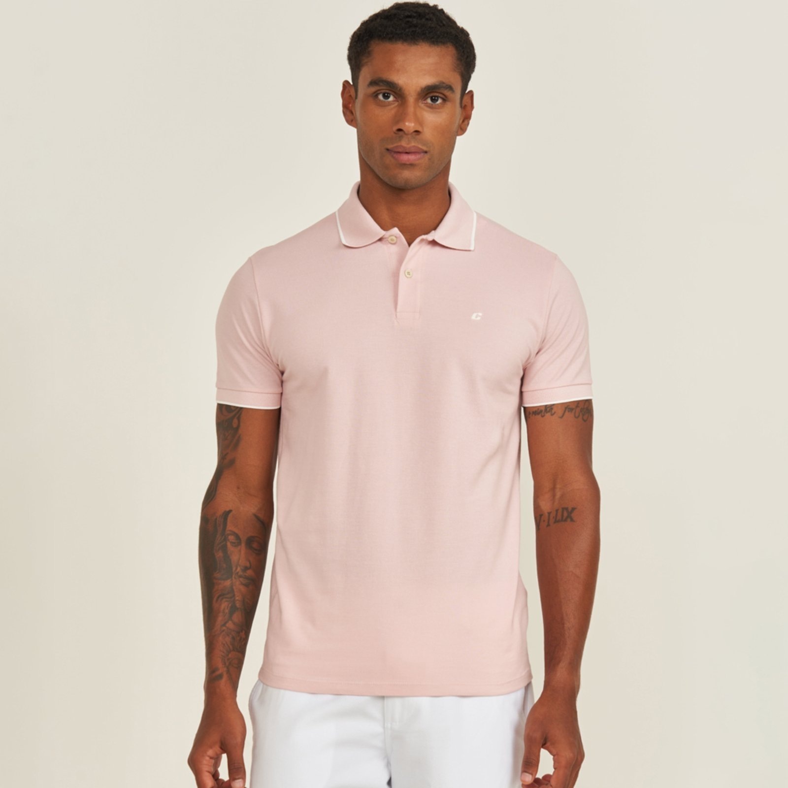 Imagem principal Camisa Polo Colcci One Logo Ve26 Masculino Colcci rosa