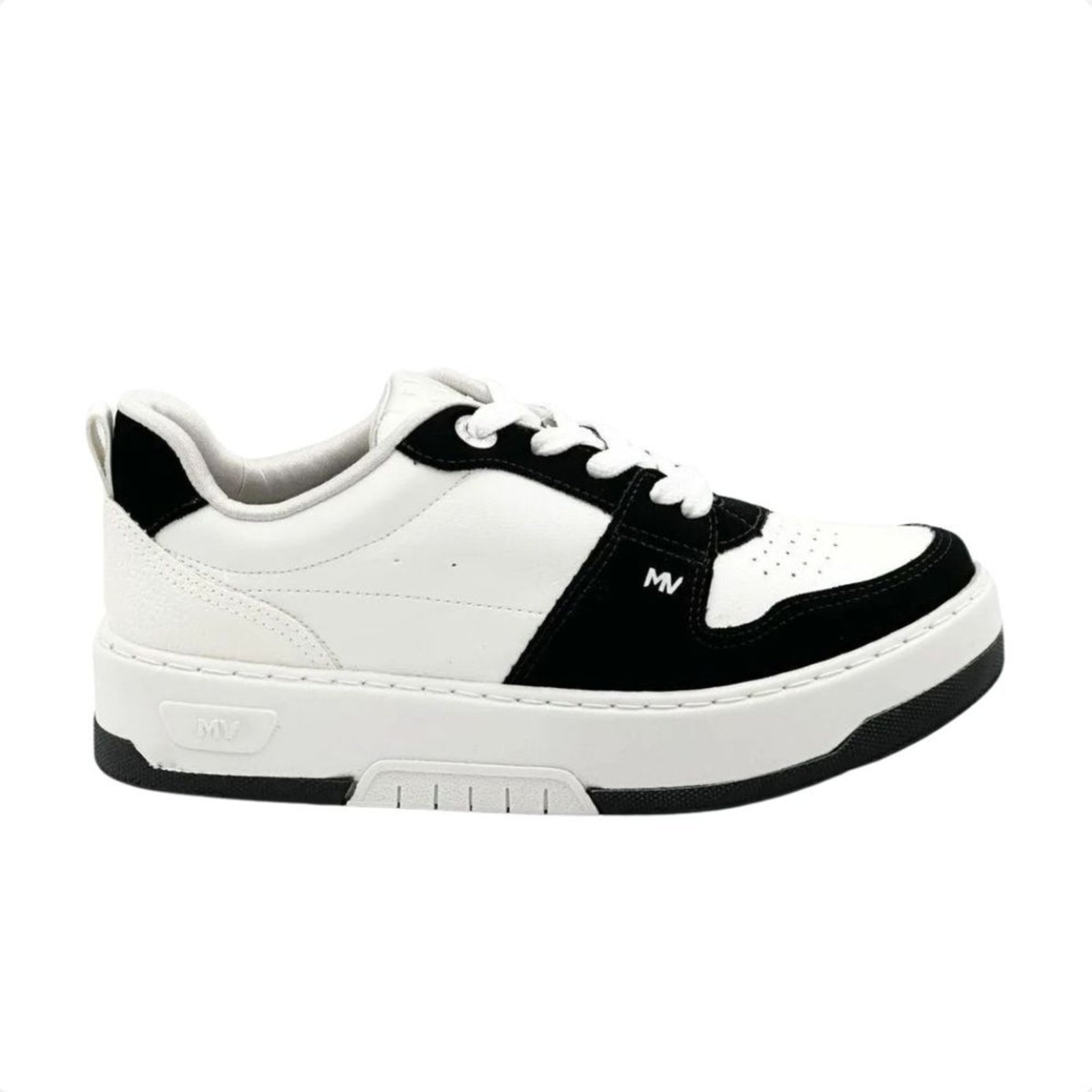 Imagem principal Tênis Moda Feminino Via Marte Branco E VIA MARTE preto