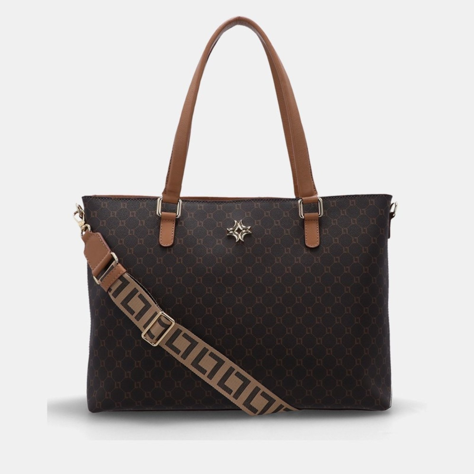 Imagem principal Bolsa Shopping Extra Grande Monograma Mocca - 2000601 Luz Da Lua Marrom Luz Da Lua marrom mocca