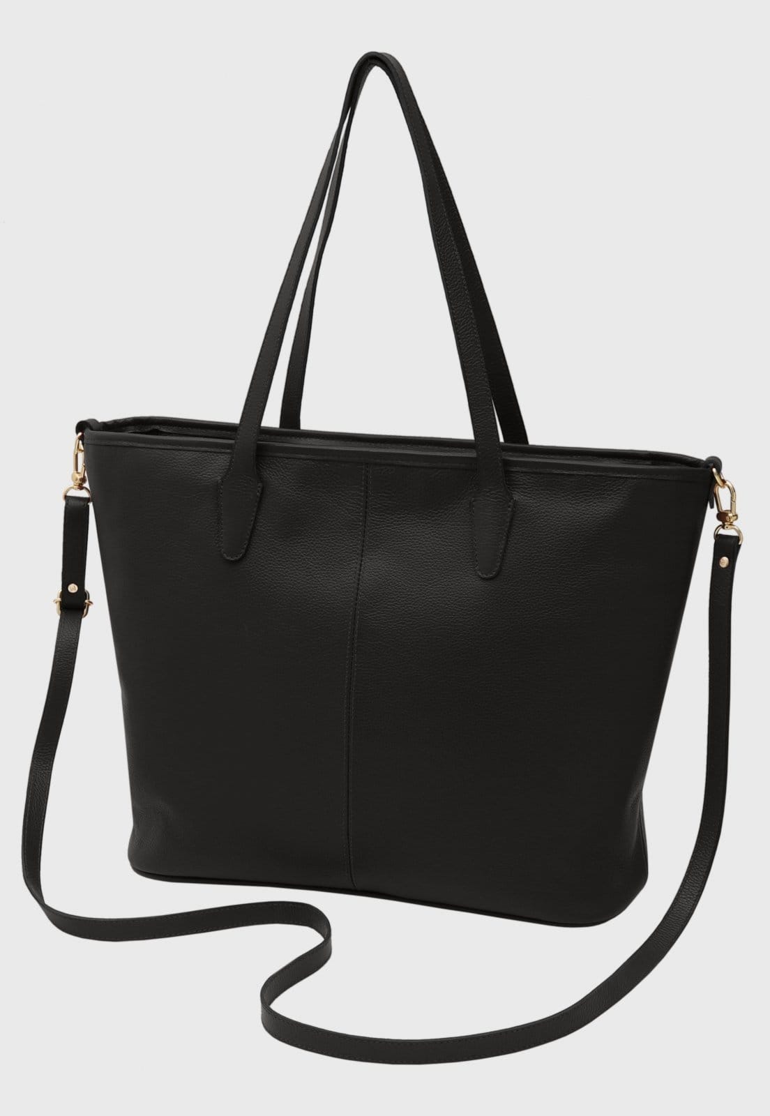 Bolsa Transversal Couro Mariart Papaya Preta